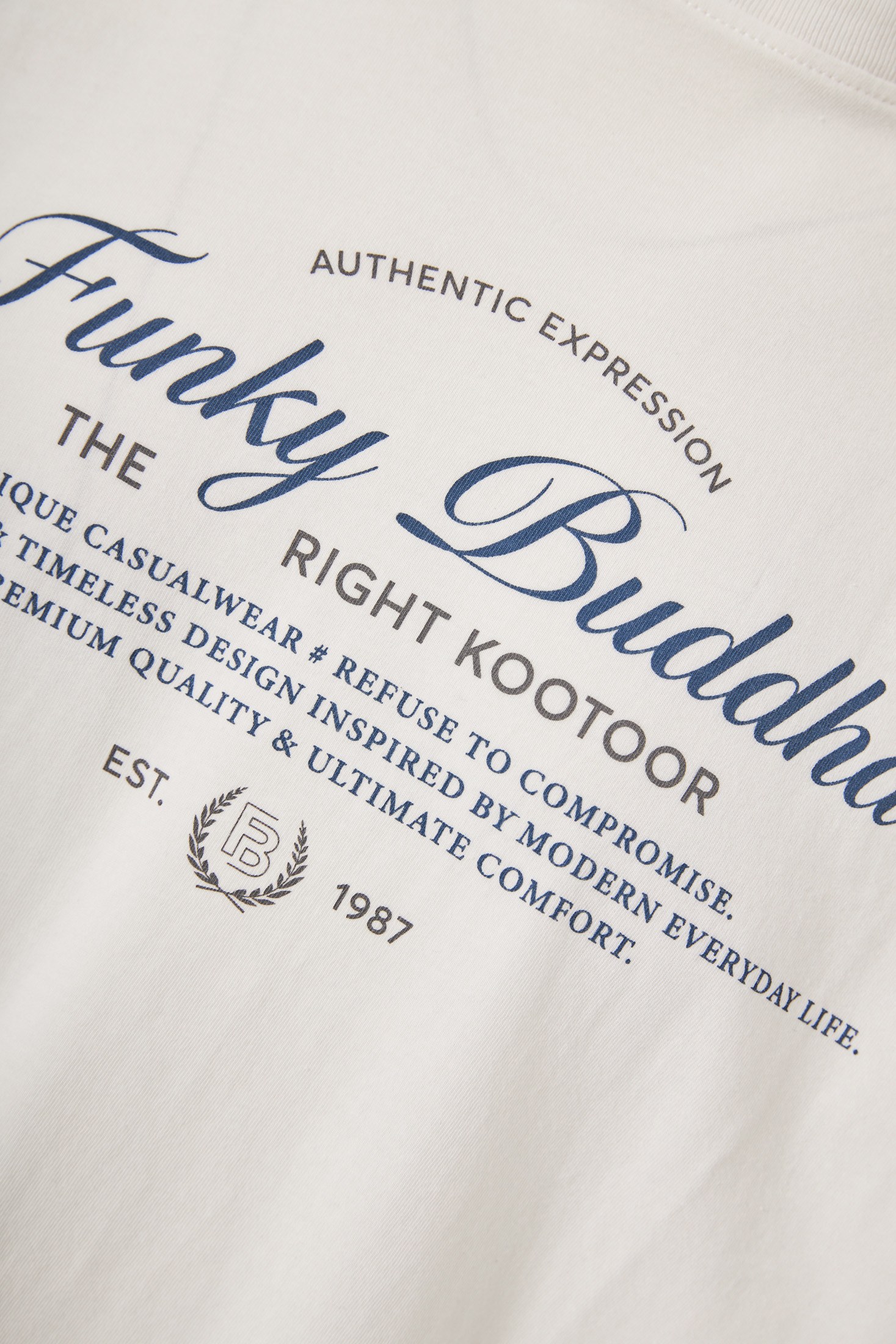 Men's Shirts Funky Buddha White