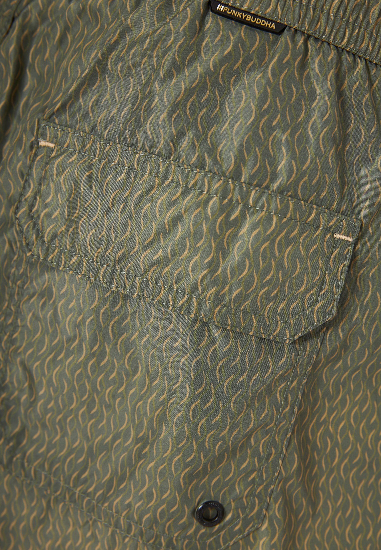 Men's Swim Shorts Funky Buddha Olive