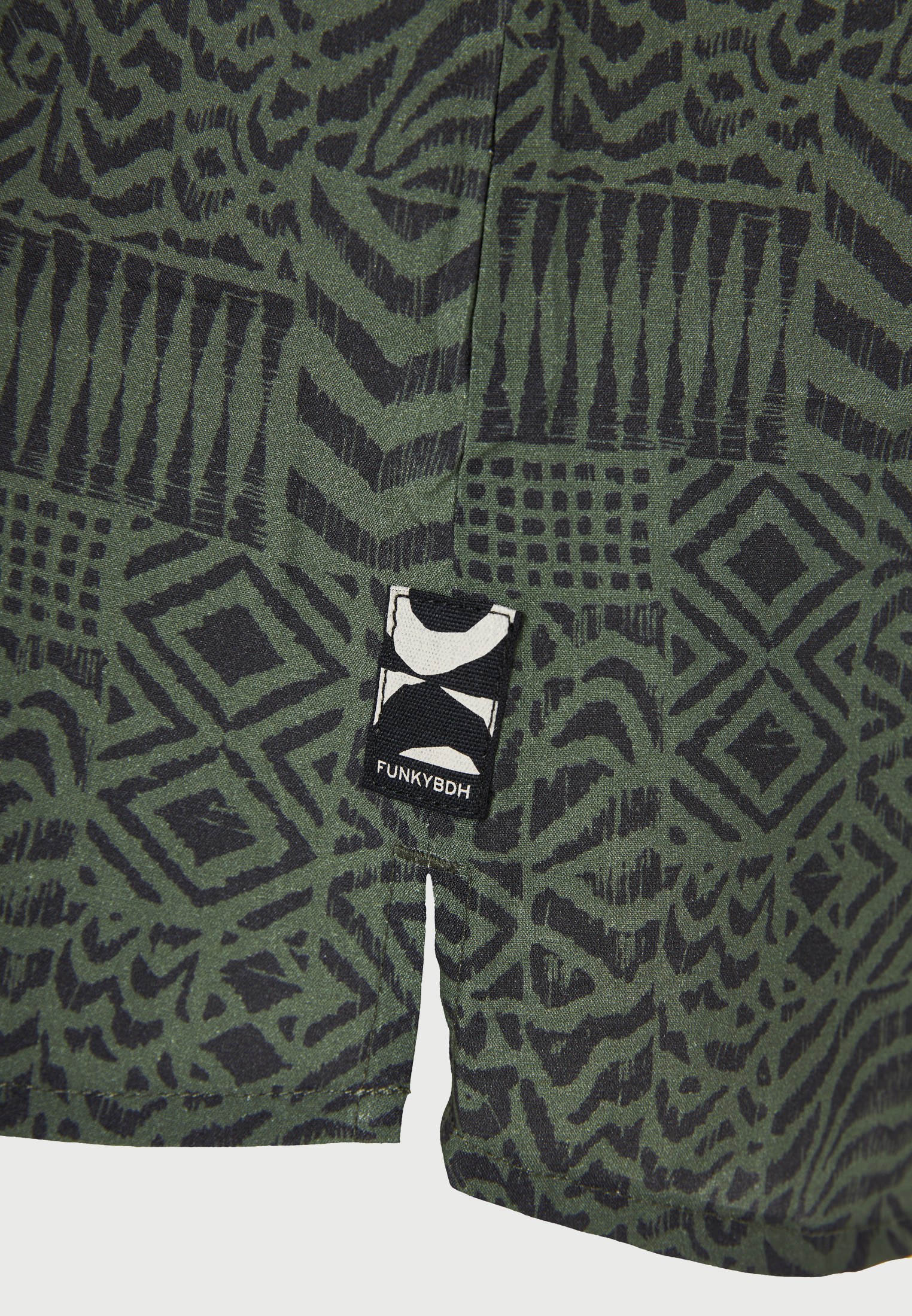 Men's Shirts Funky Buddha Green