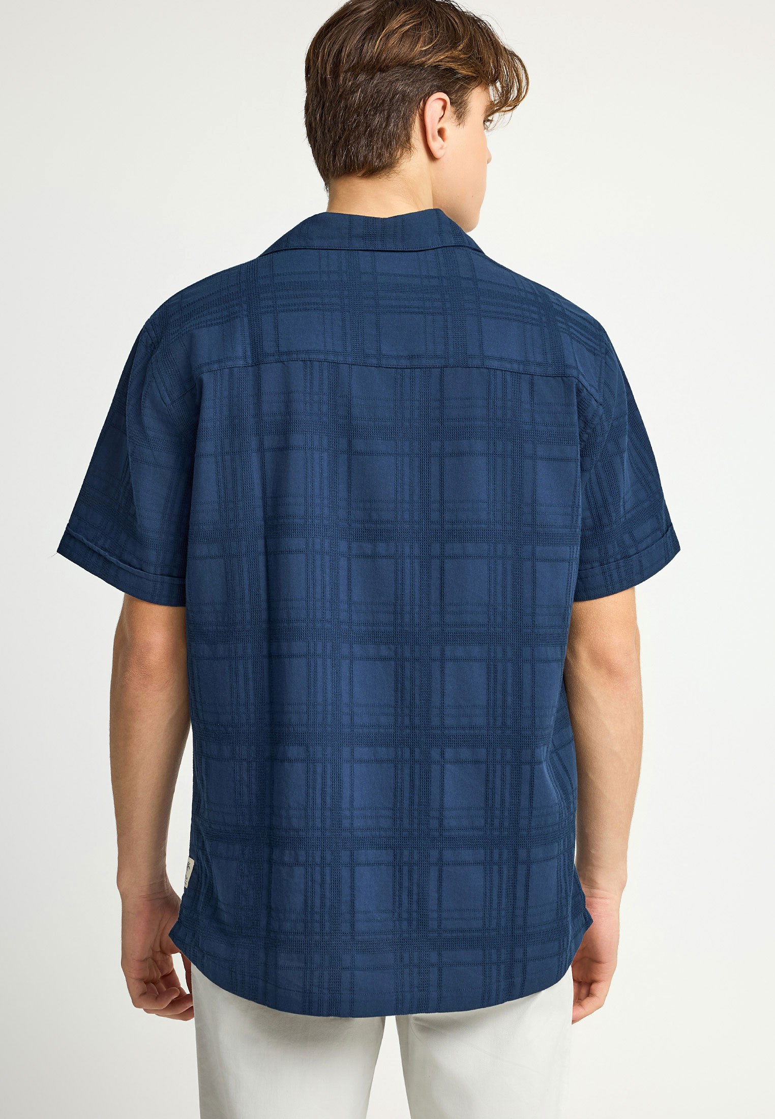 Men's Shirts Funky Buddha Navy