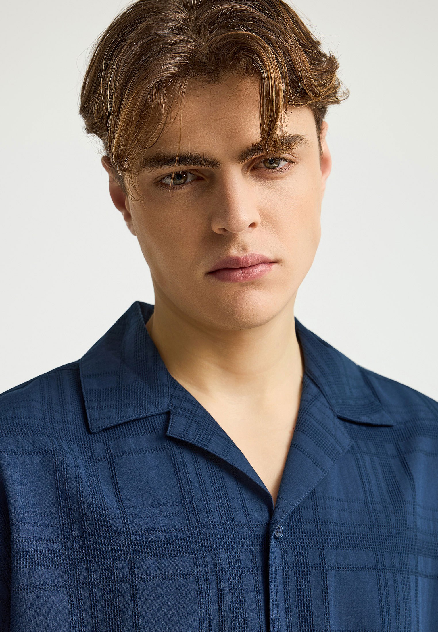 Men's Shirts Funky Buddha Navy