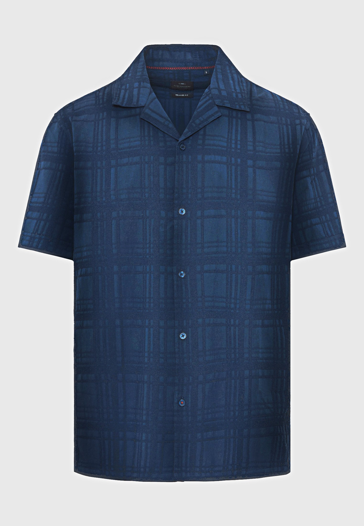 Men's Shirts Funky Buddha Navy