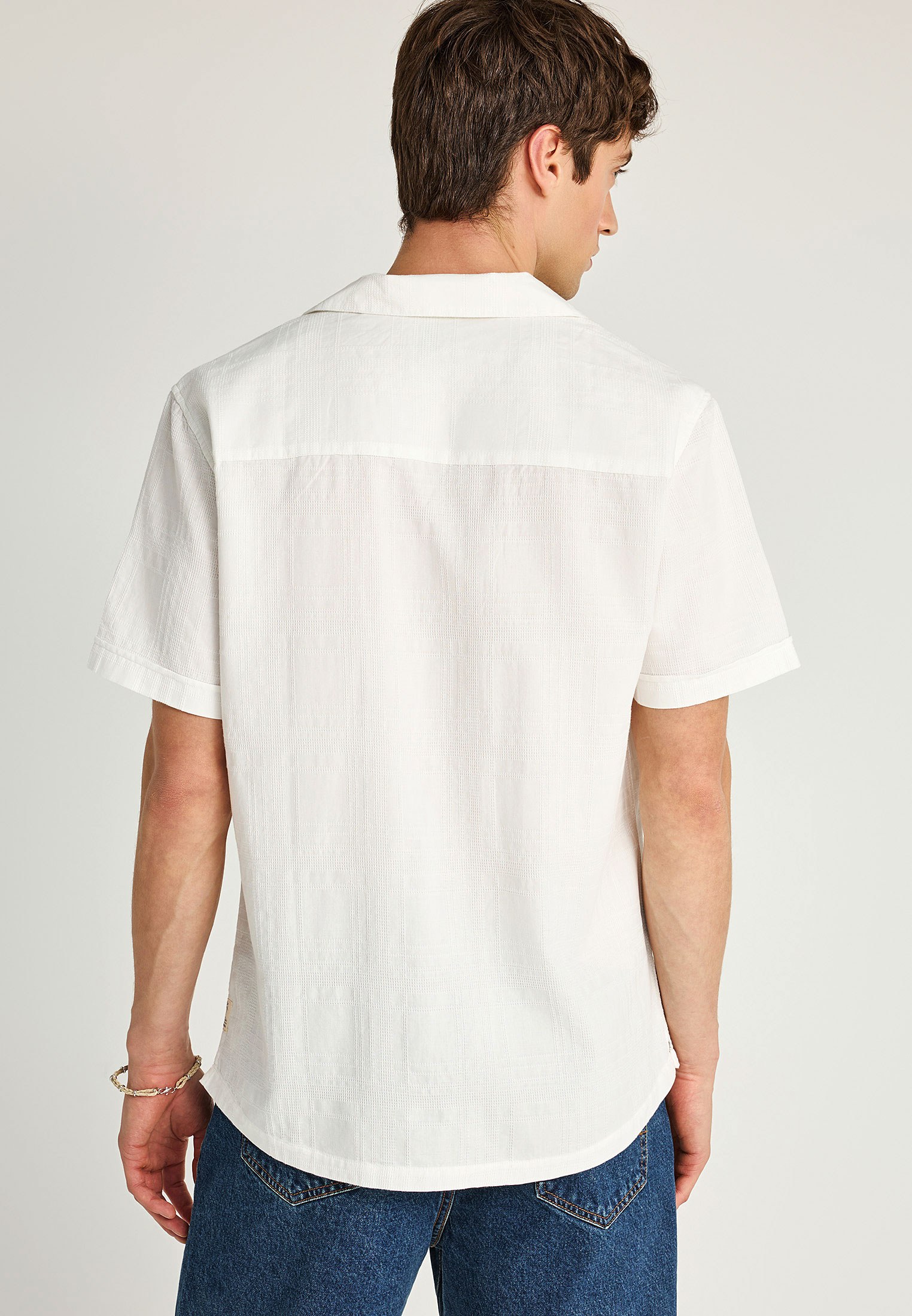 Men's Shirts Funky Buddha White