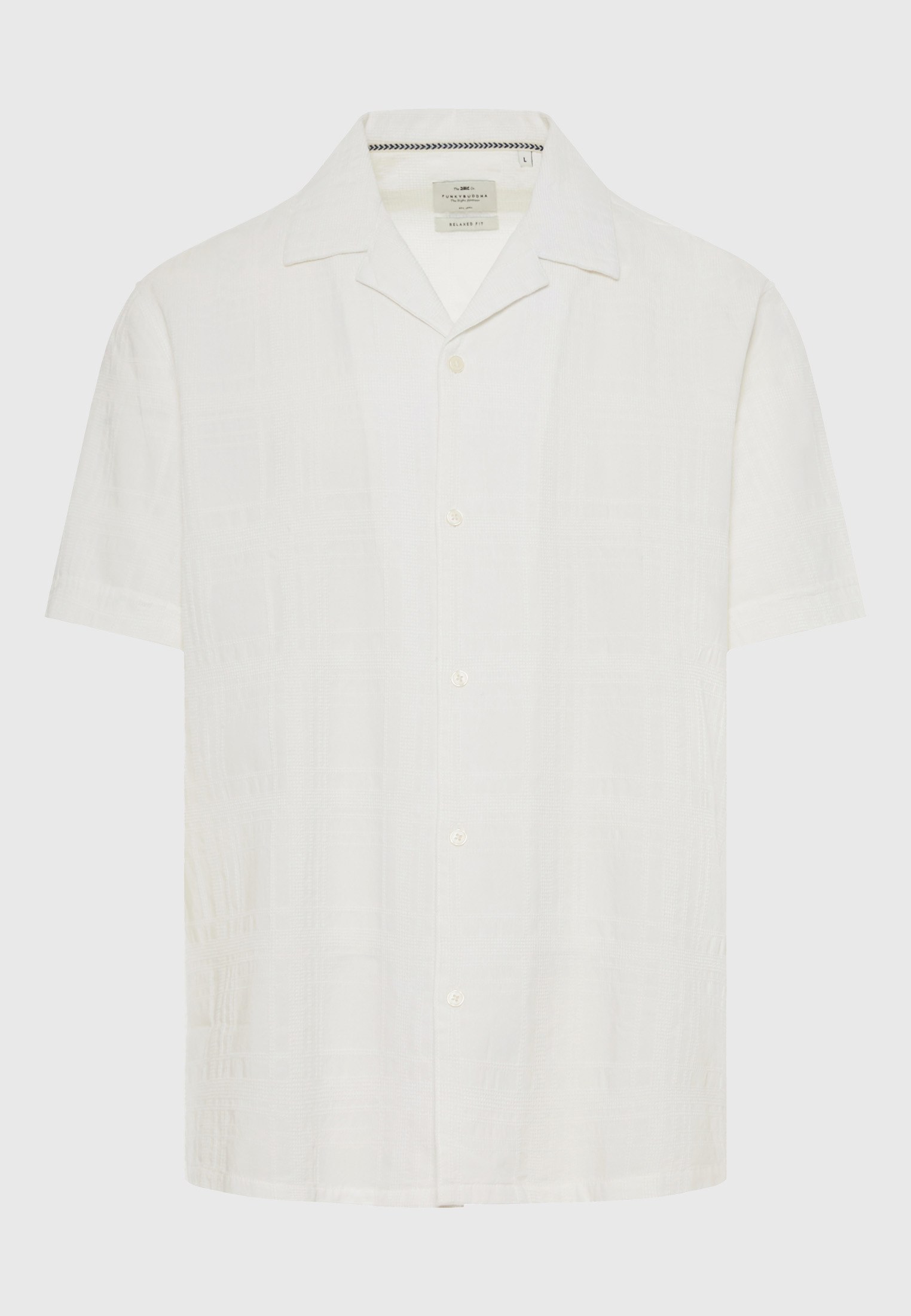 Men's Shirts Funky Buddha White