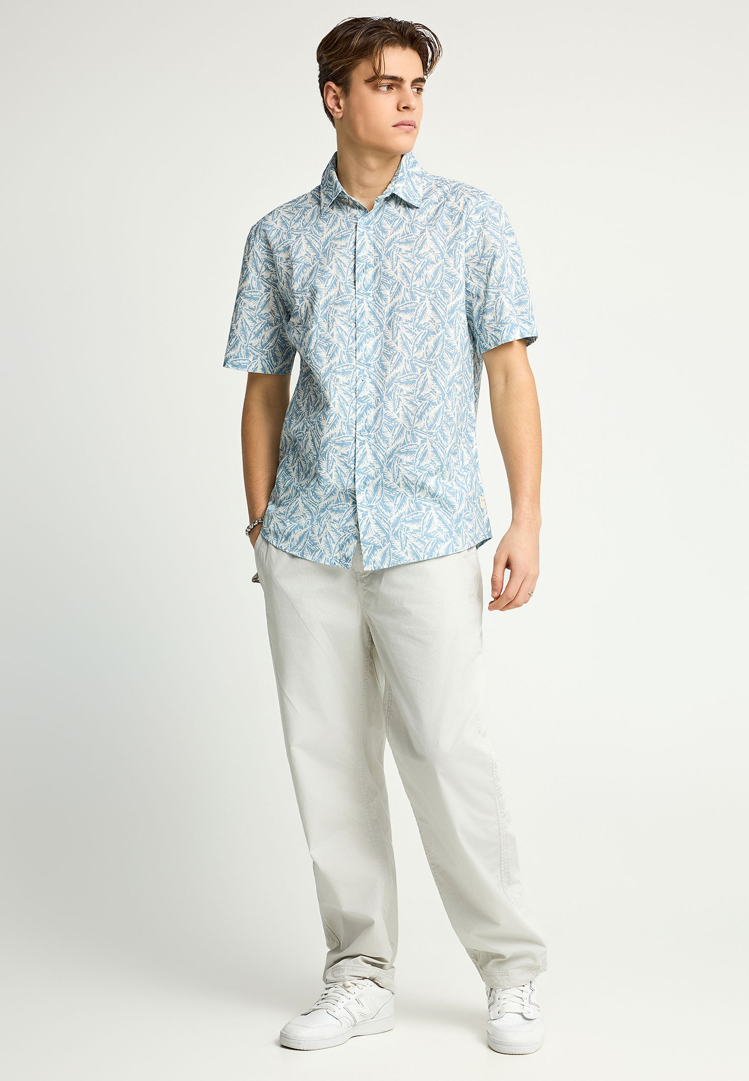 Men's Shirts Funky Buddha Blue