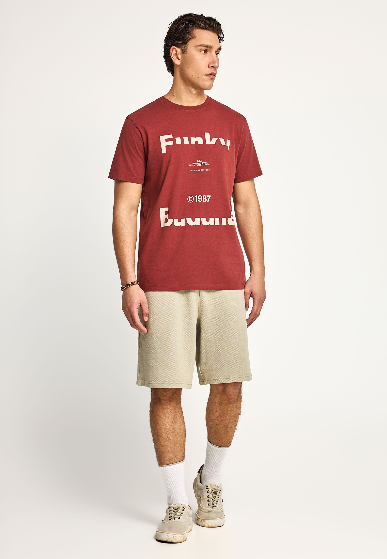 Men's Shirts Funky Buddha Brown