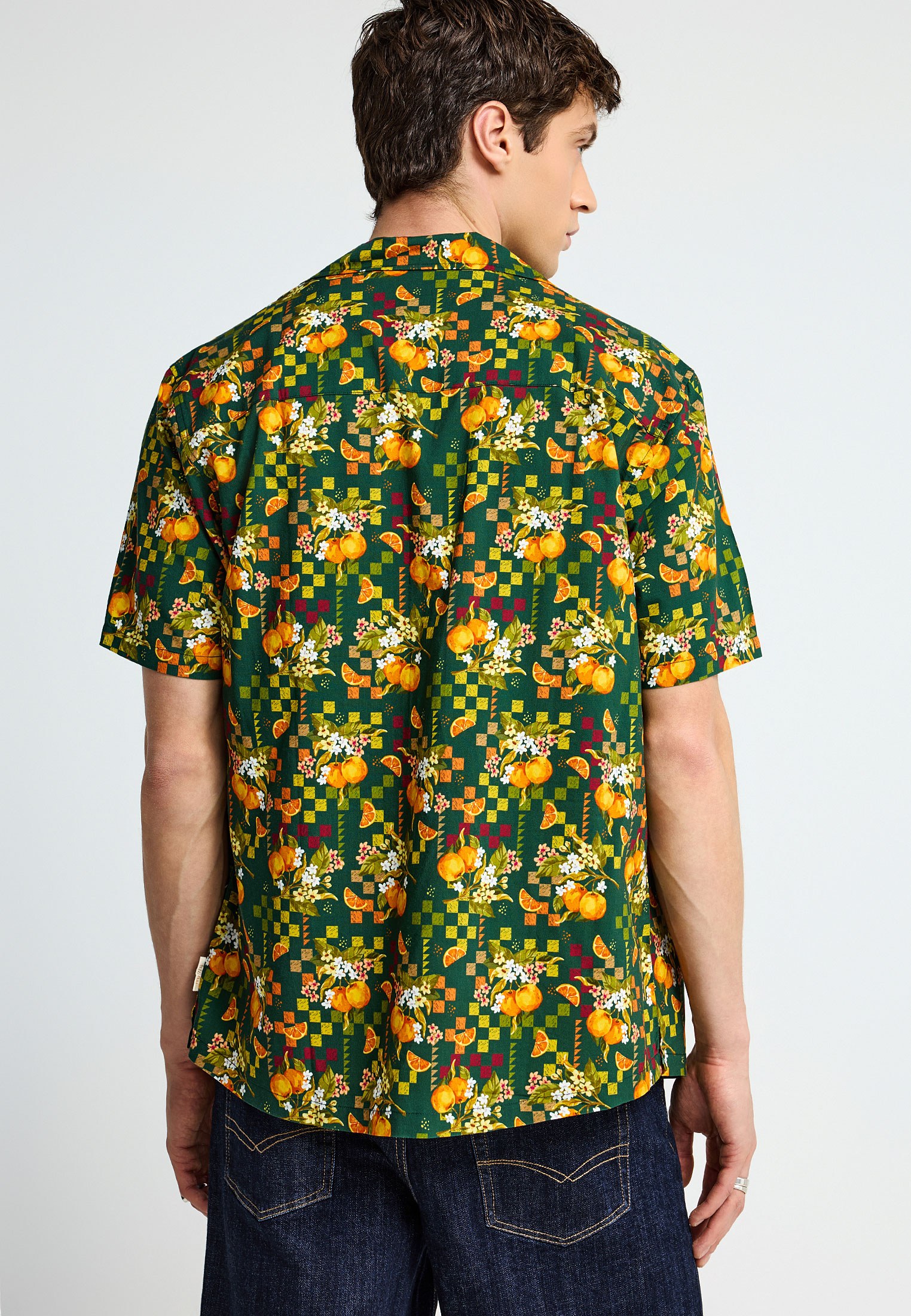 Men's Shirts Funky Buddha Green