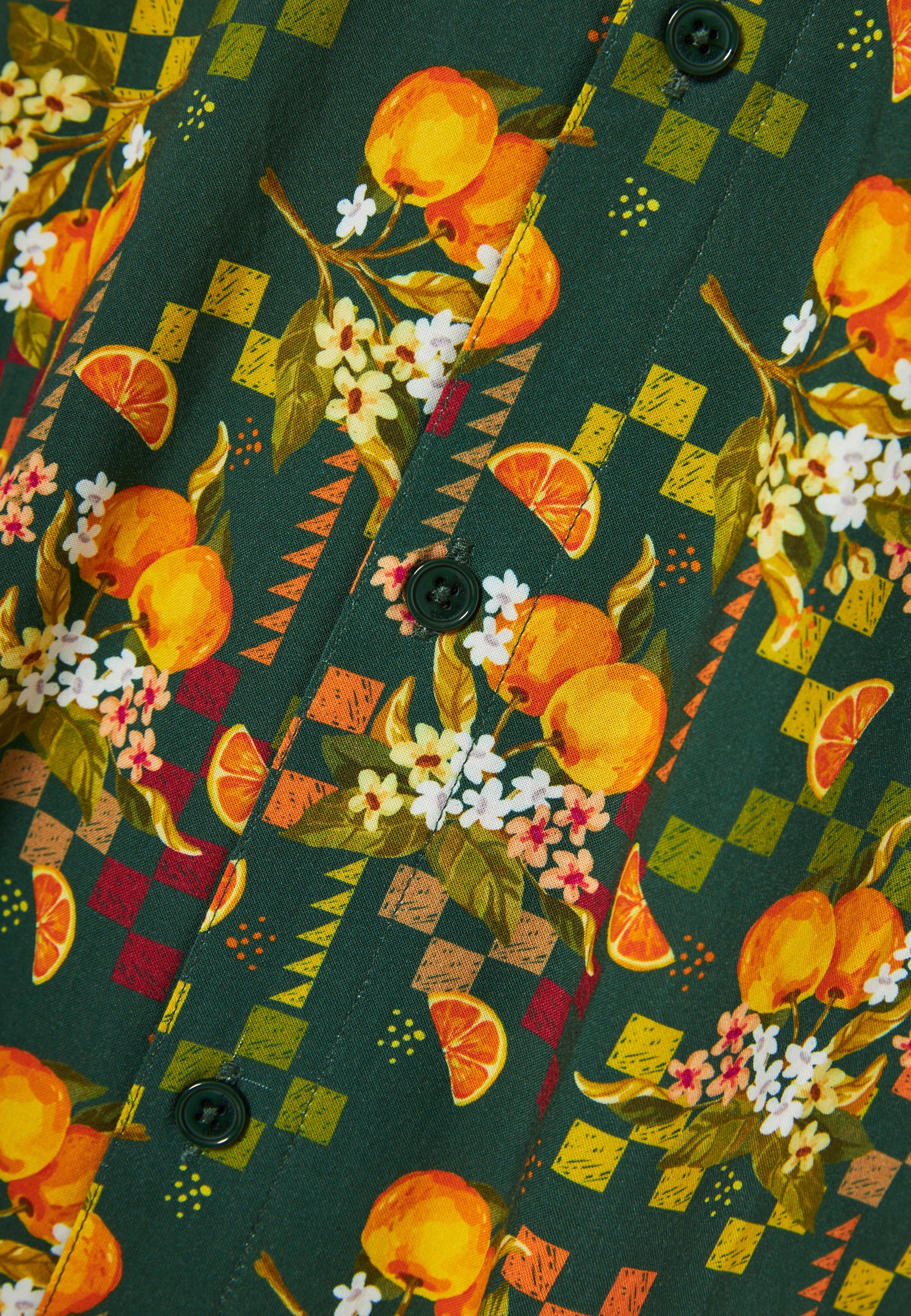 Men's Shirts Funky Buddha Green