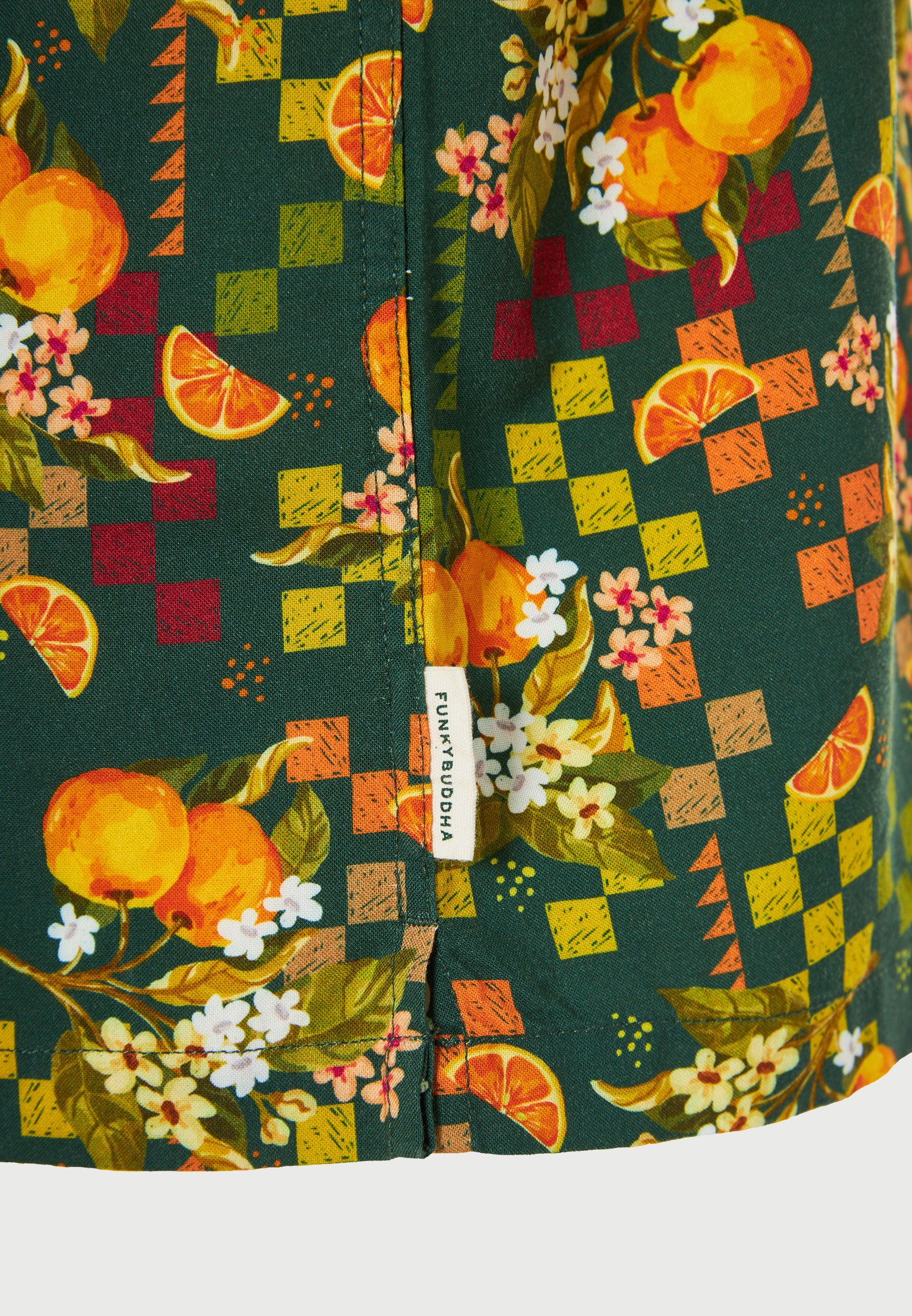 Men's Shirts Funky Buddha Green