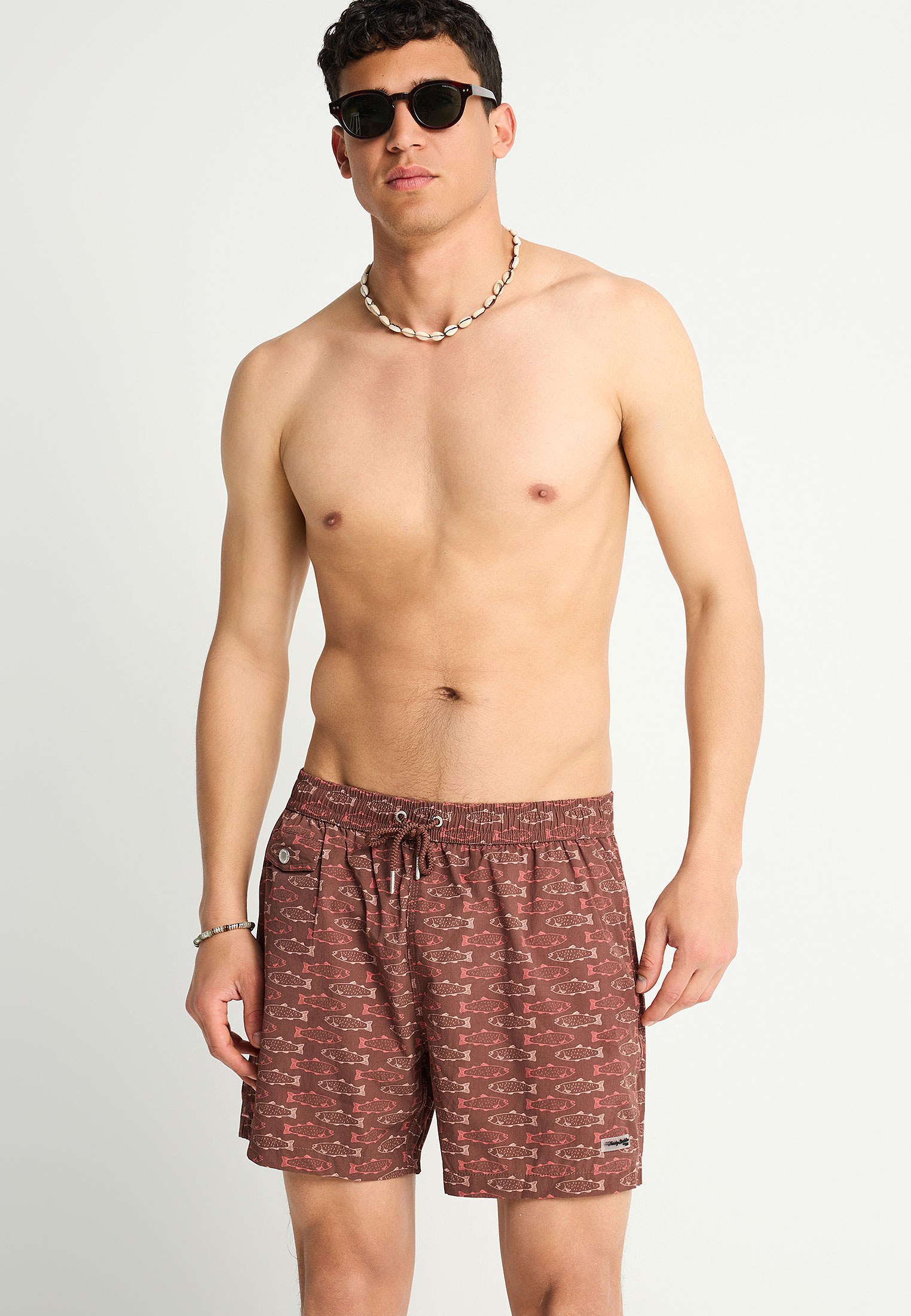 Men's Swim Shorts Funky Buddha Green