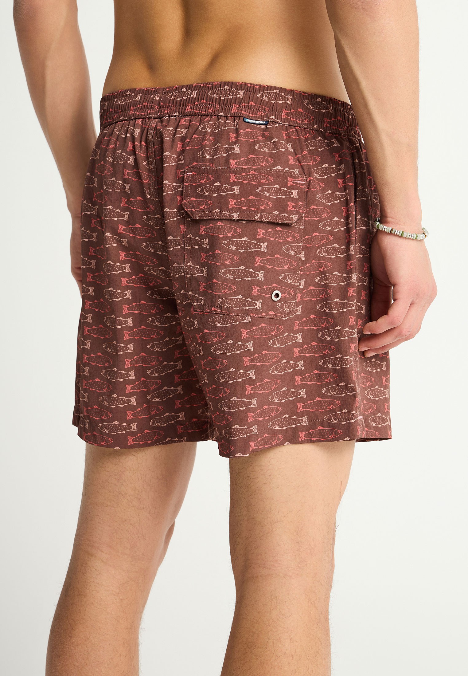 Men's Swim Shorts Funky Buddha Green