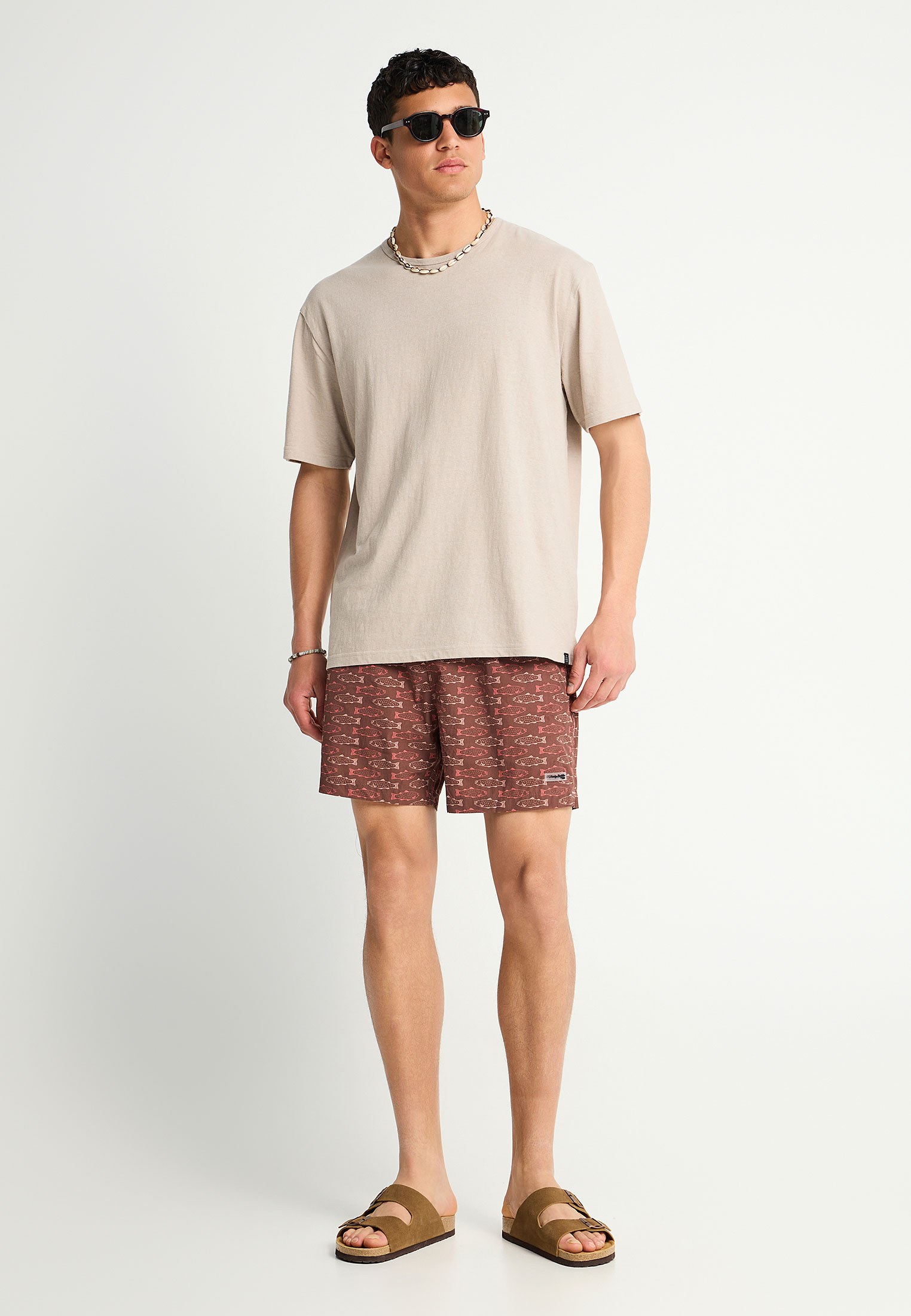 Men's Swim Shorts Funky Buddha Green