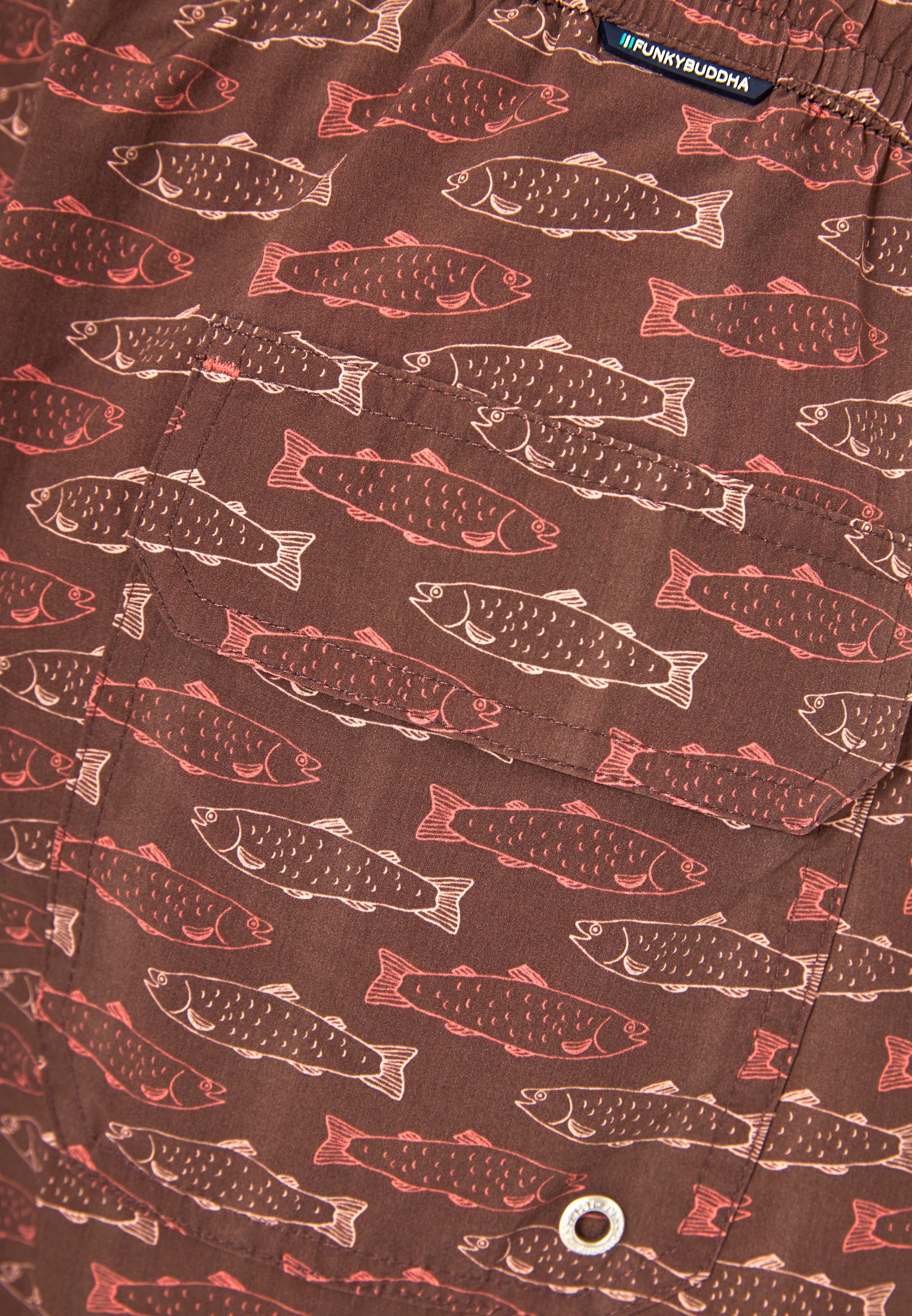 Men's Swim Shorts Funky Buddha Green