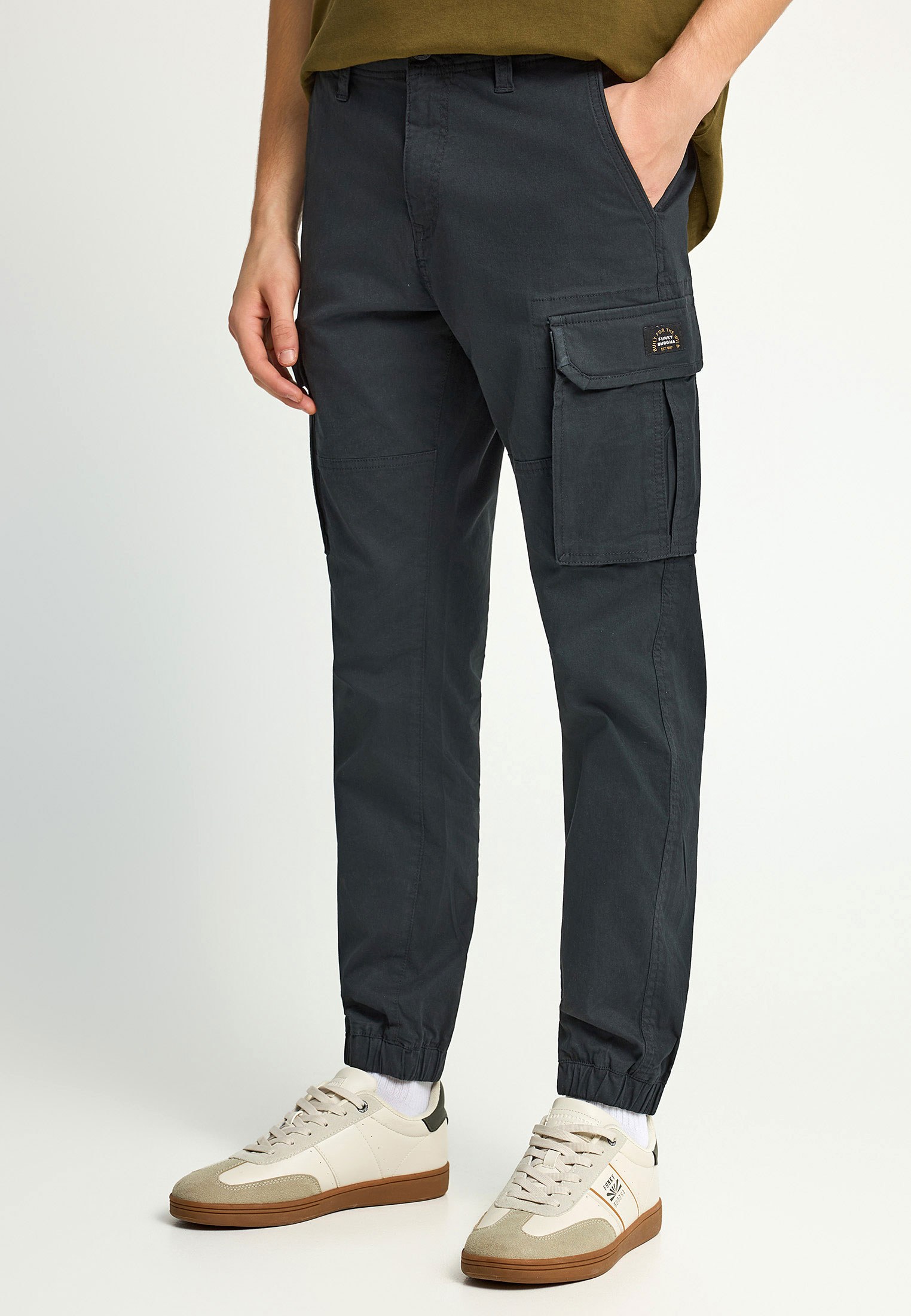 Men's Trousers Funky Buddha Black