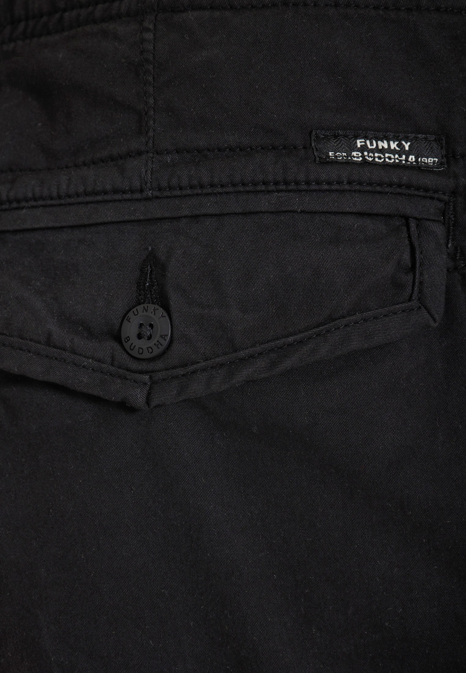 Men's Trousers Funky Buddha Black