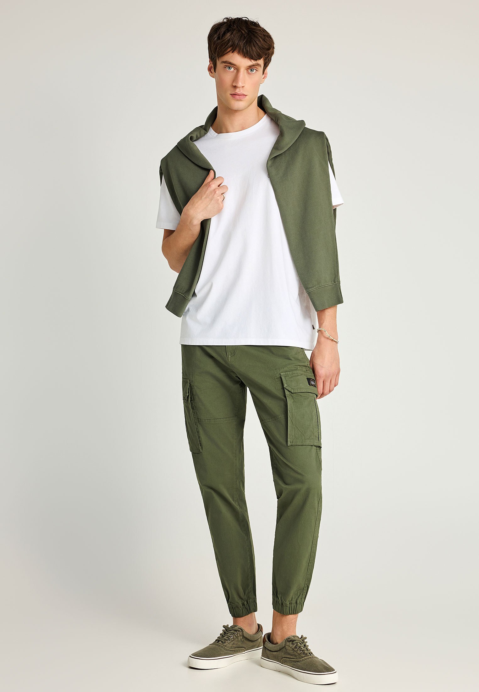 Men's Trousers Funky Buddha Green