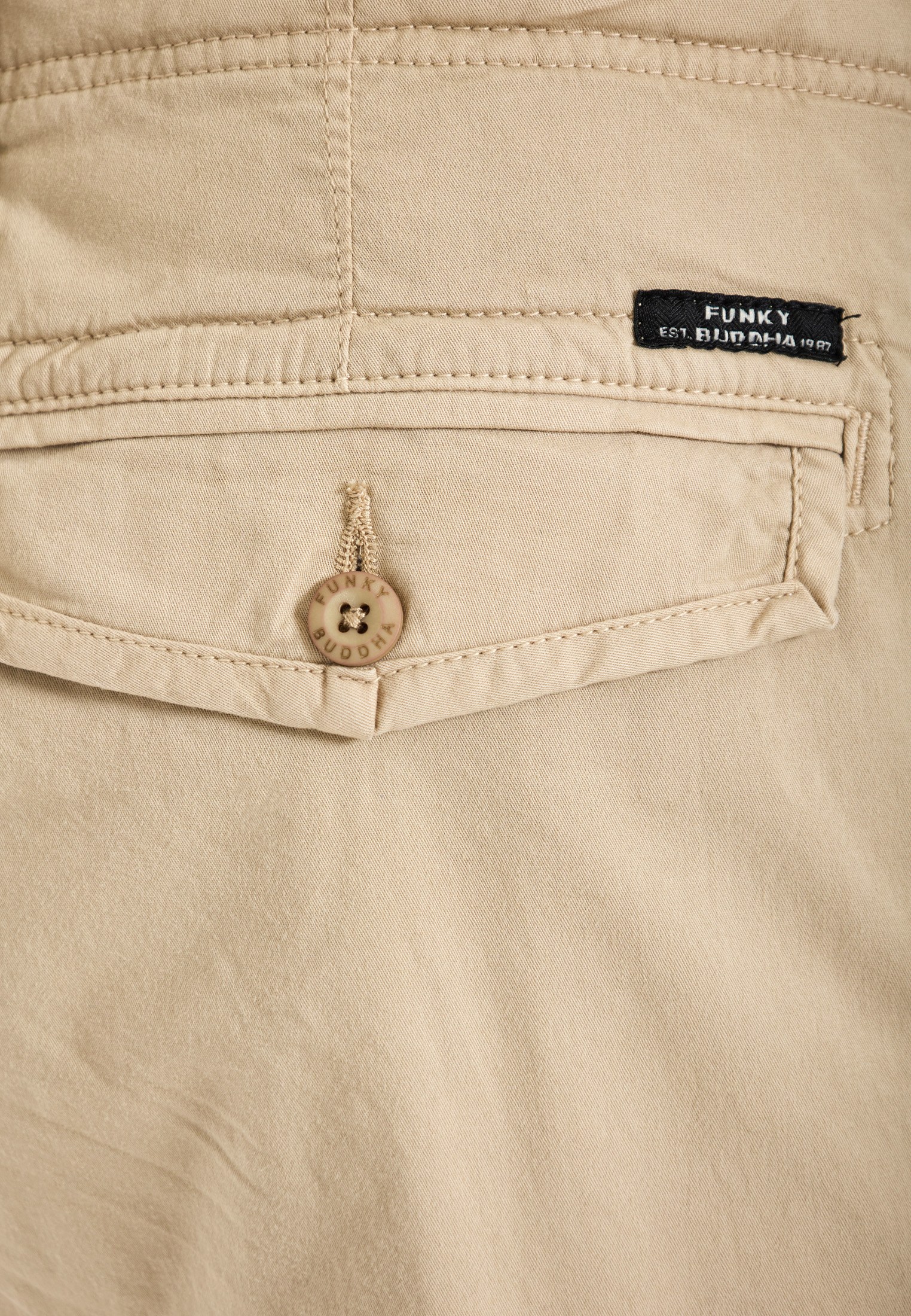 Men's Trousers Funky Buddha Beige