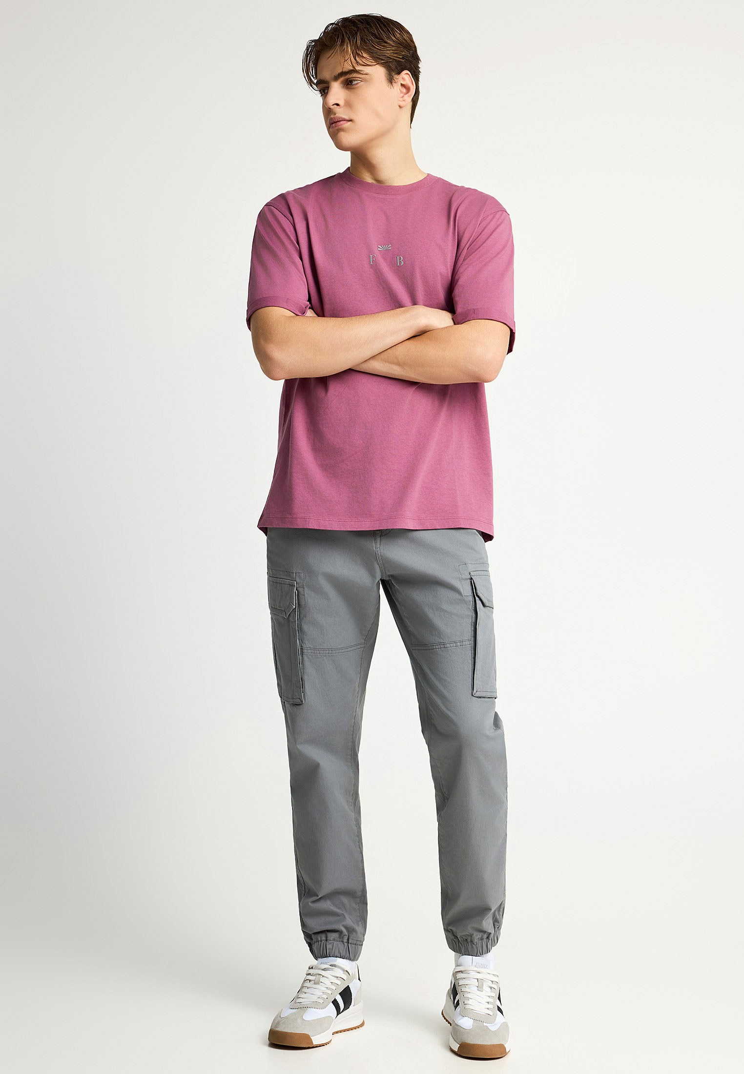 Men's Trousers Funky Buddha Gray