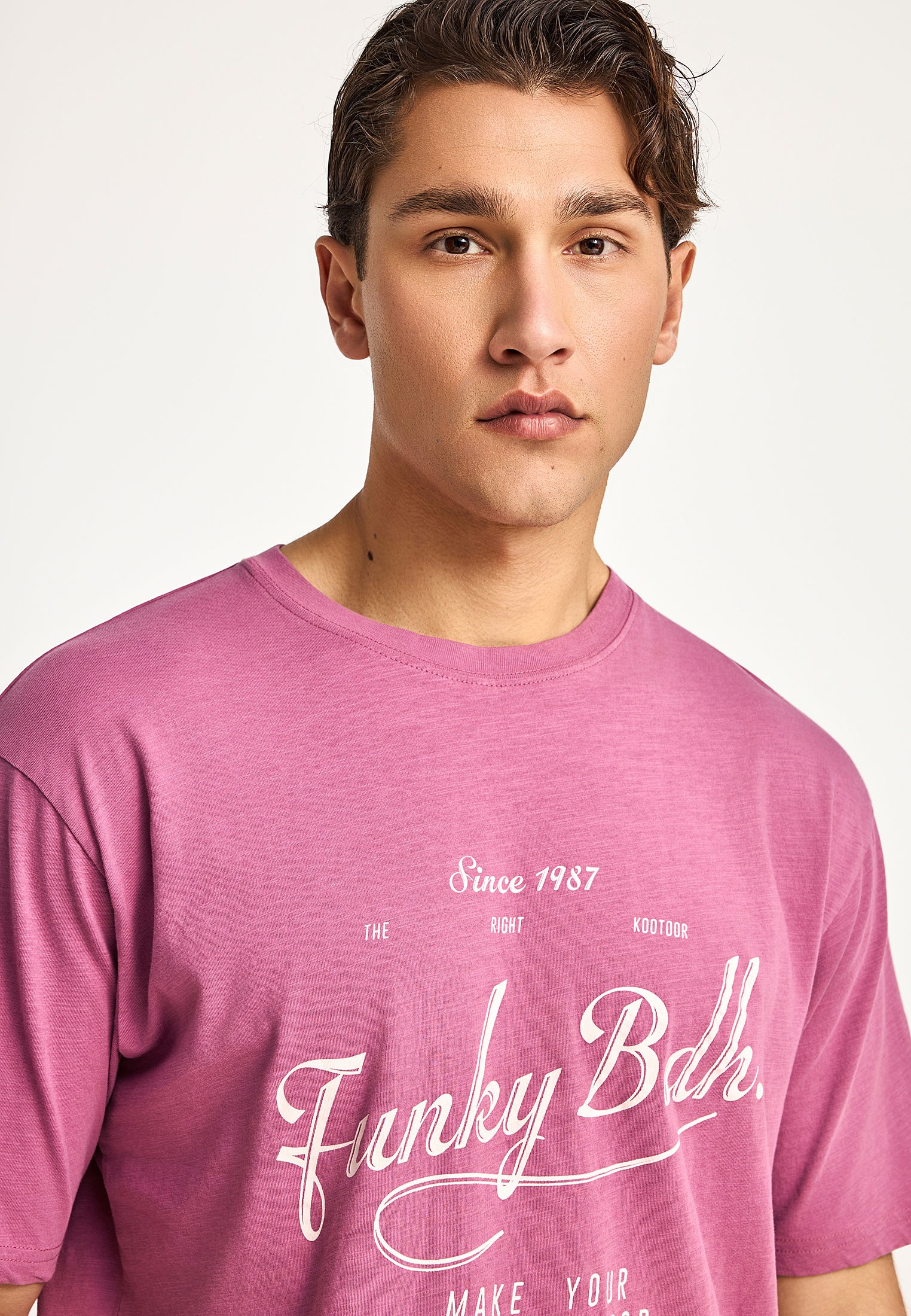 Men's Shirts Funky Buddha Purple