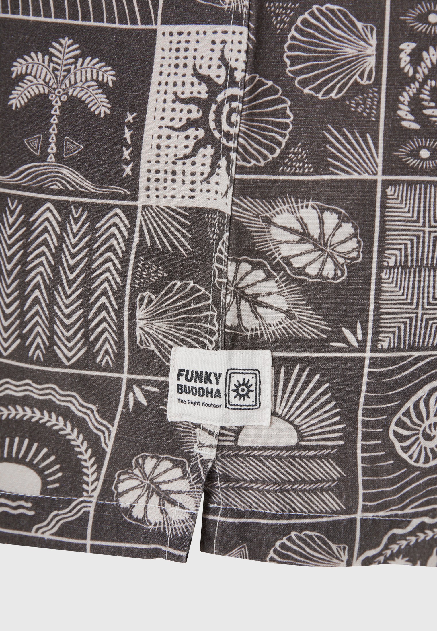 Men's Shirts Funky Buddha Beige