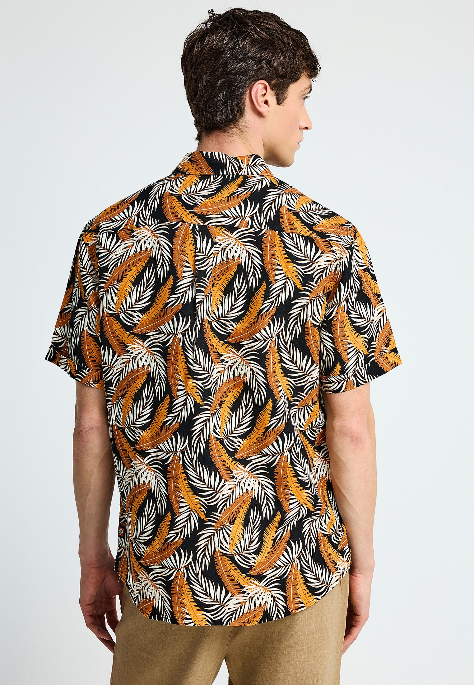 Men's Shirts Funky Buddha Brown