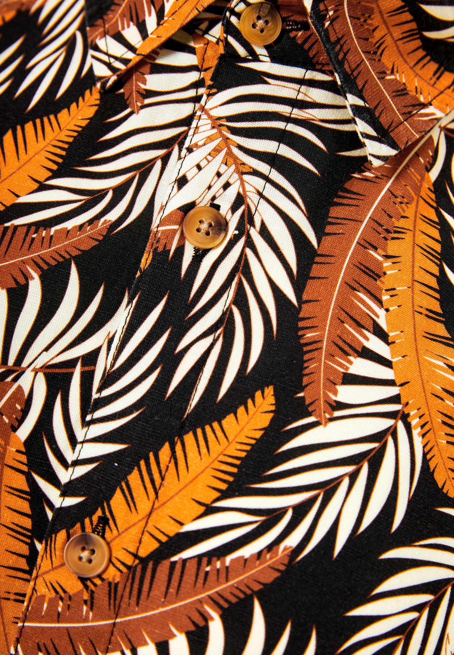 Men's Shirts Funky Buddha Brown