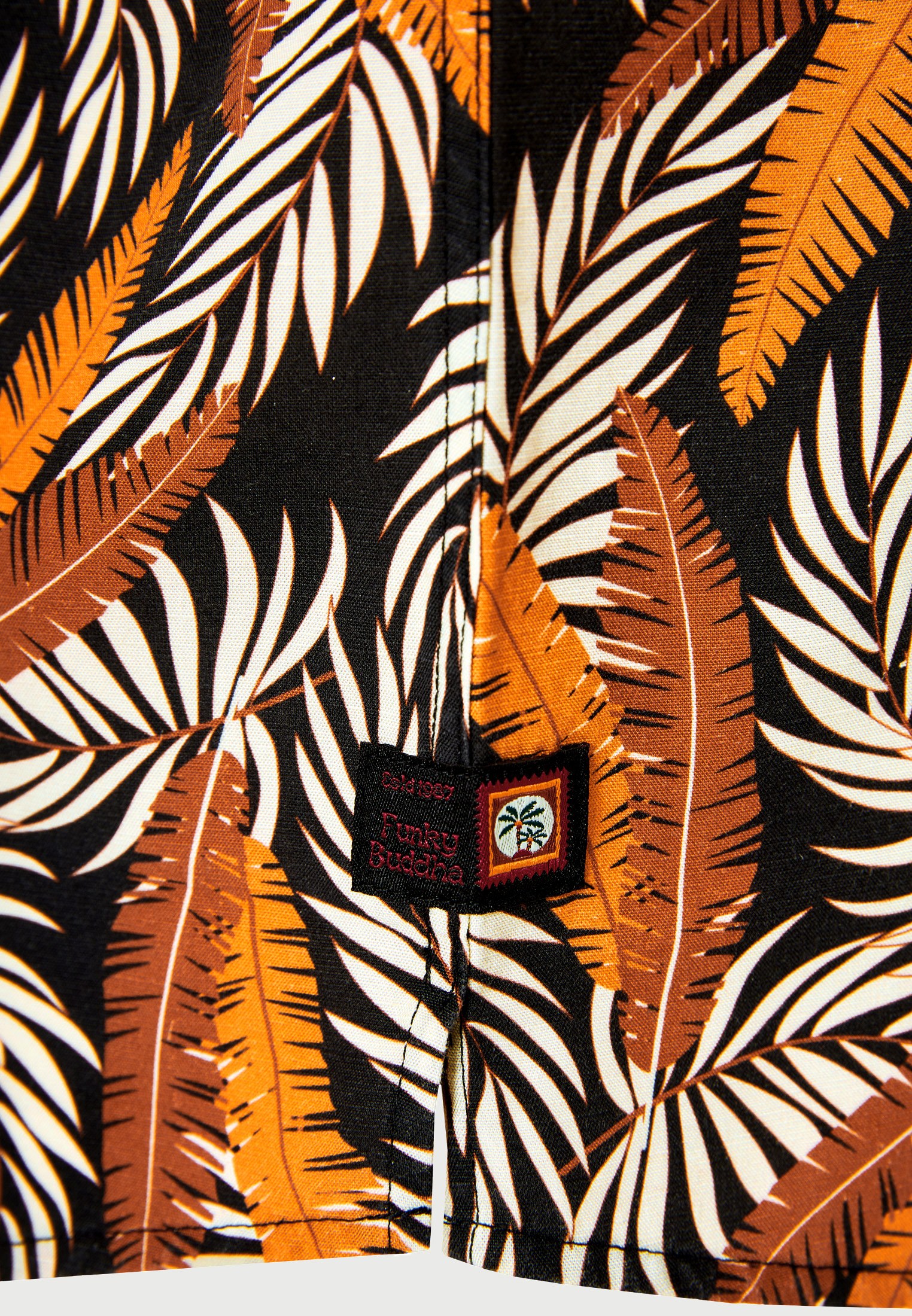 Men's Shirts Funky Buddha Brown