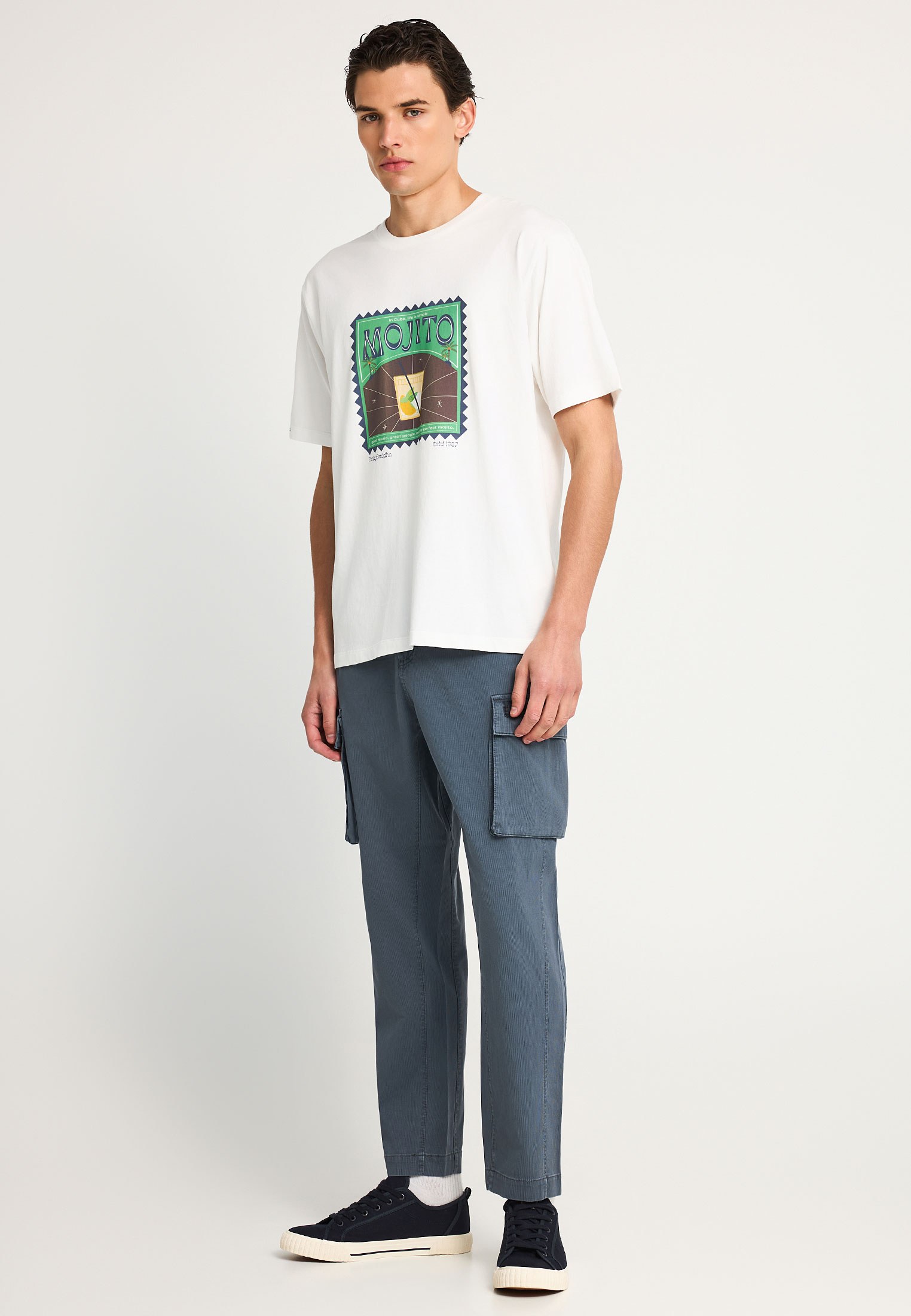 Men's Trousers Funky Buddha Blue