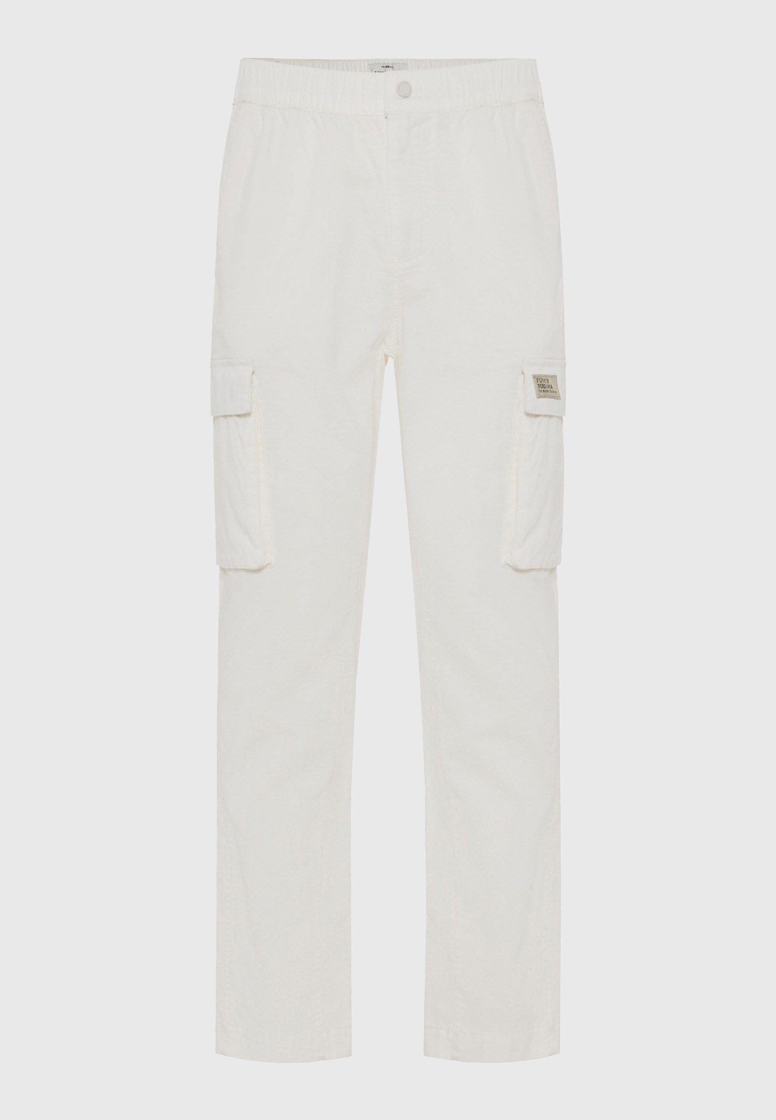Men's Trousers Funky Buddha White