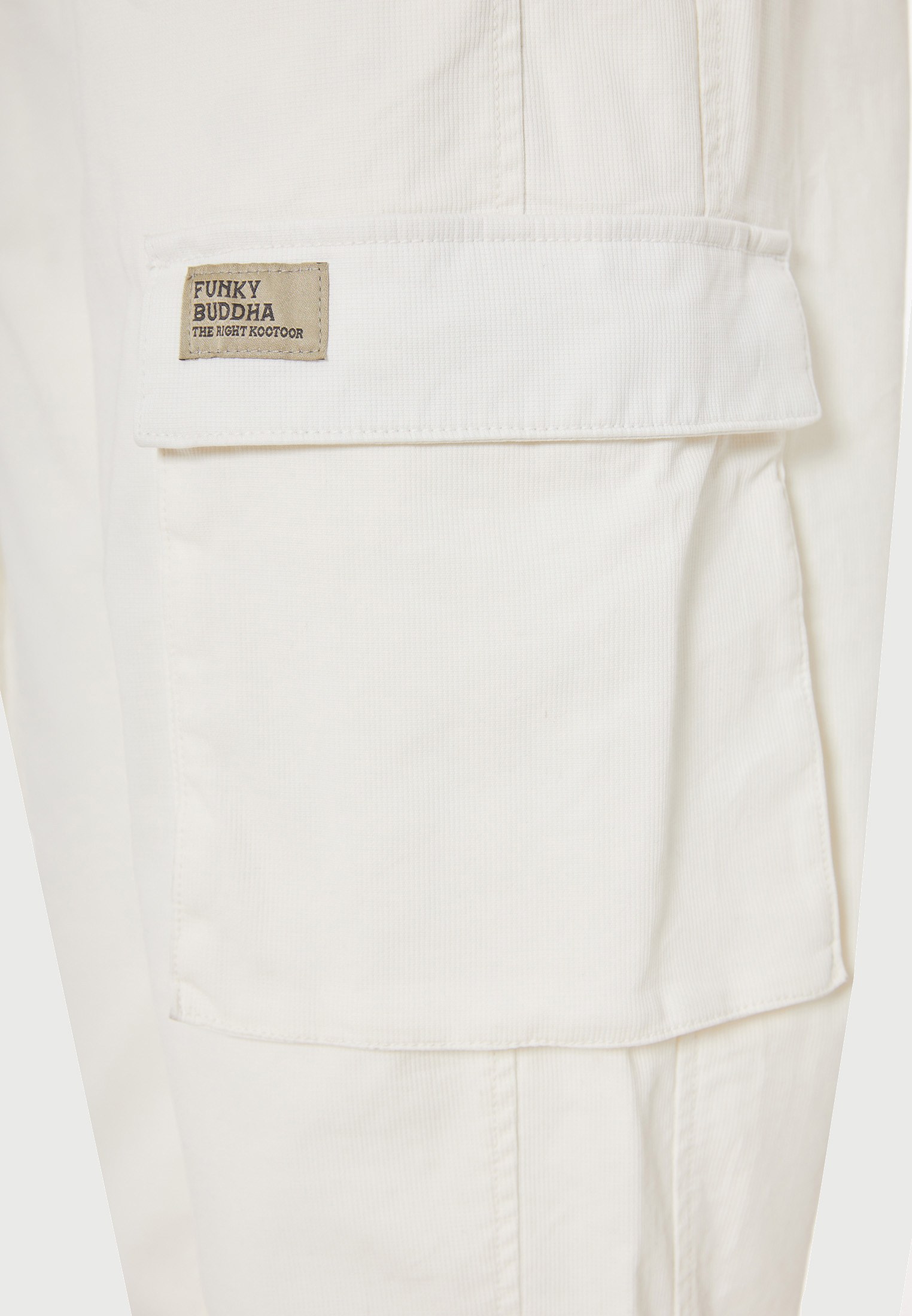 Men's Trousers Funky Buddha White