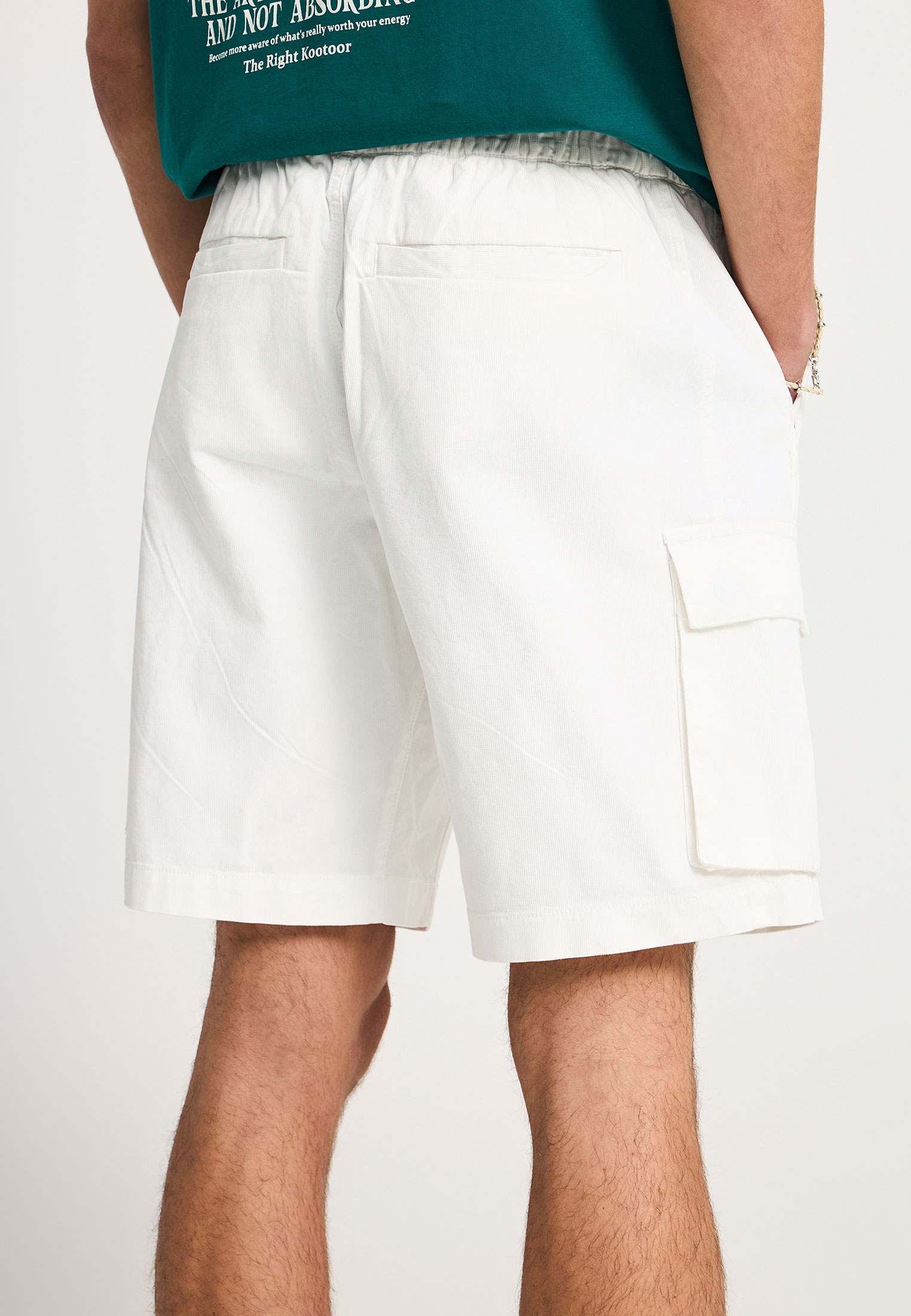 Men's Shorts Funky Buddha White