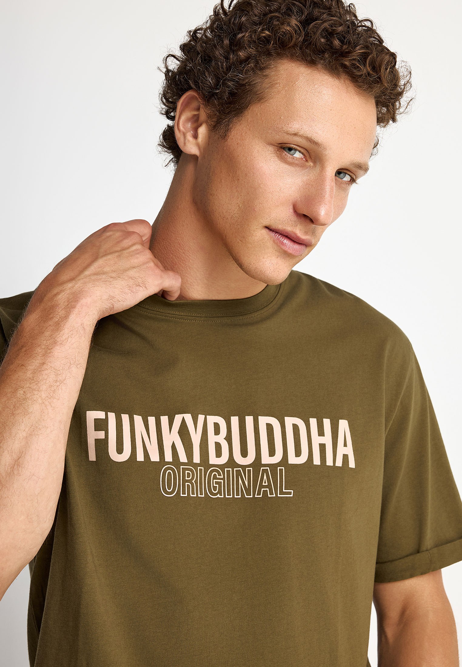 Ανδρικό relaxed t-shirt με τύπωμα