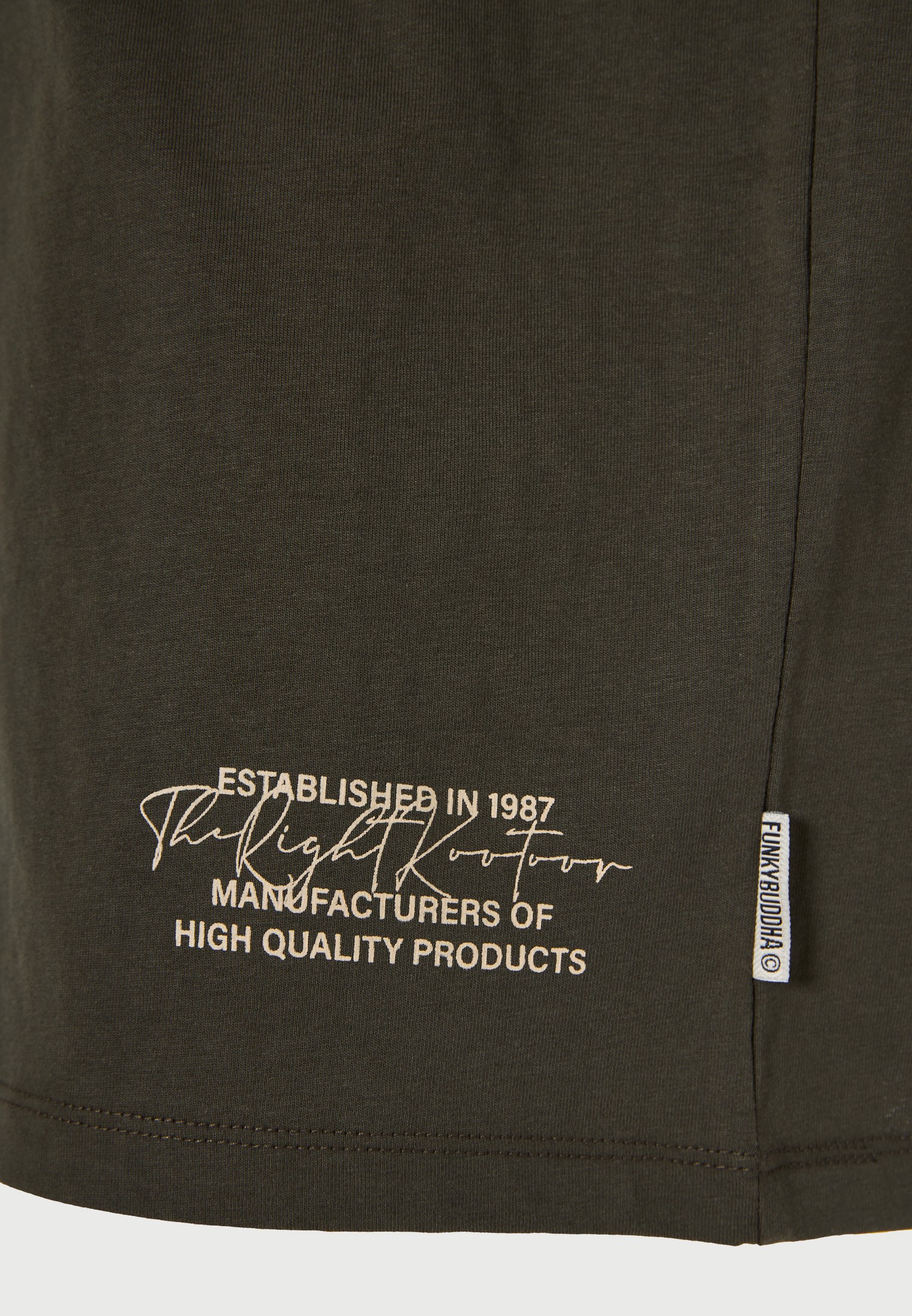 Men's Shirts Funky Buddha Olive