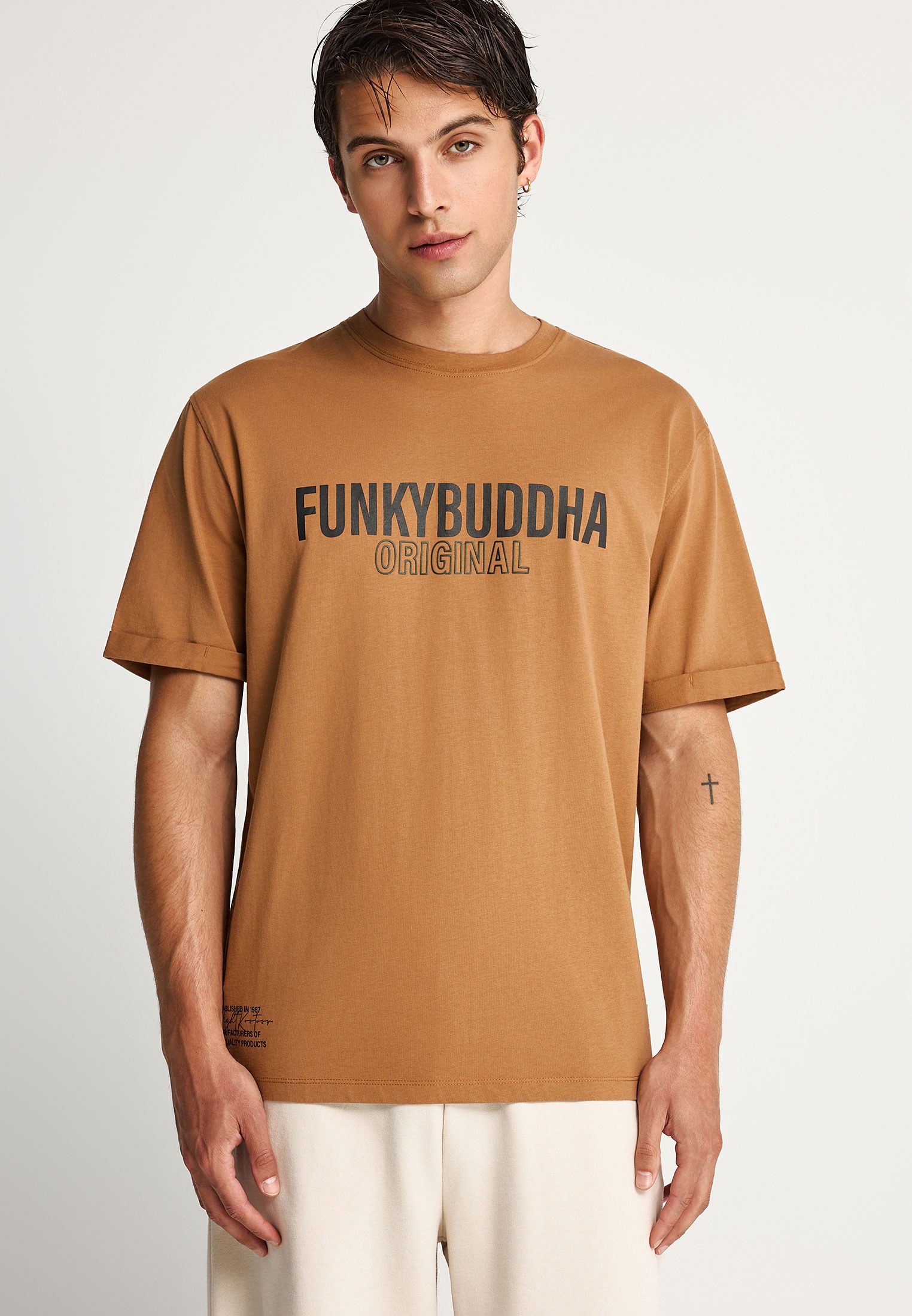 Ανδρικό relaxed t-shirt με τύπωμα