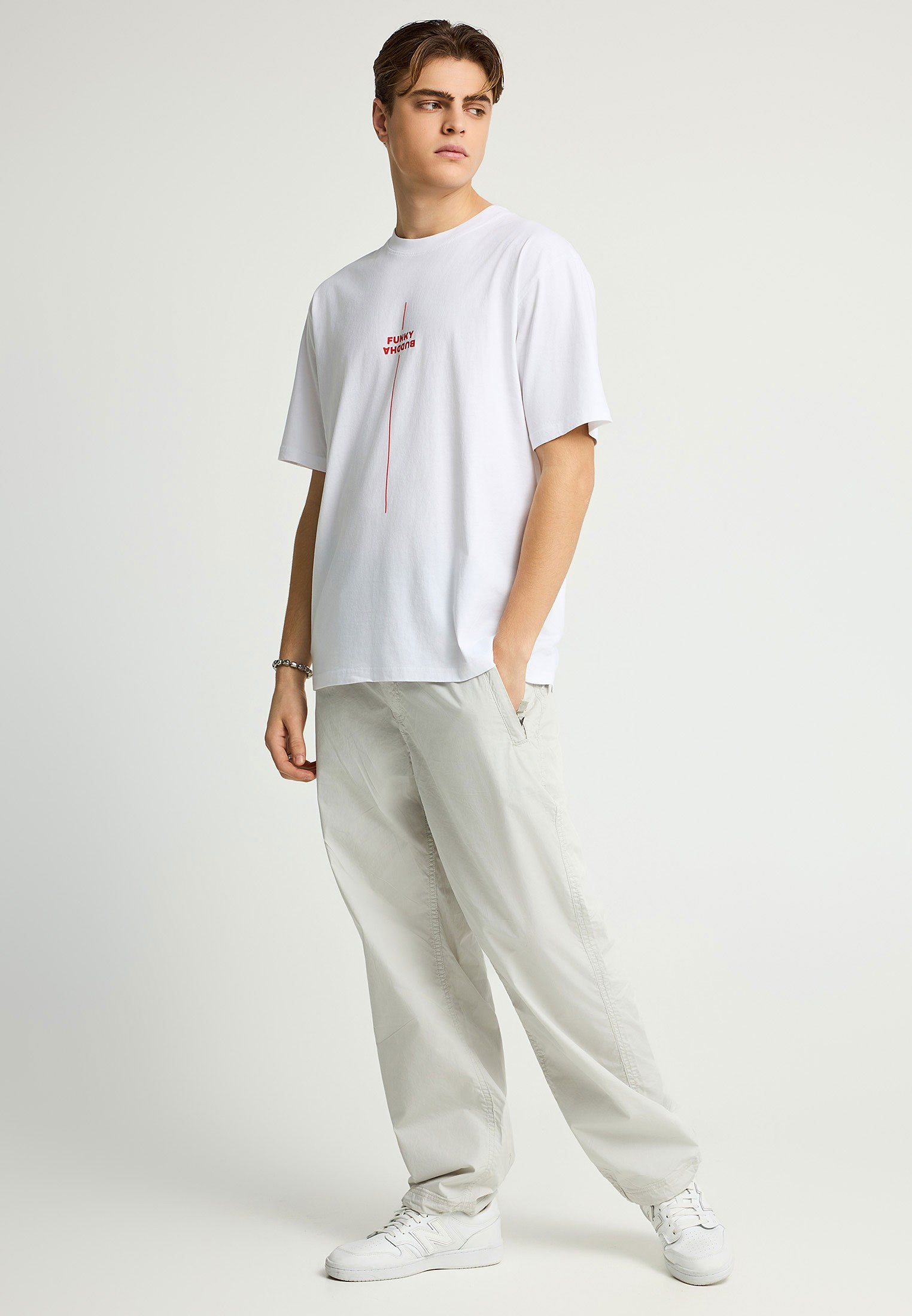 Men's Trousers Funky Buddha Beige