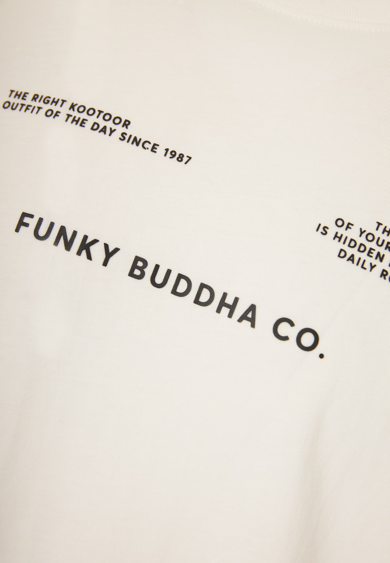 Men's Shirts Funky Buddha White