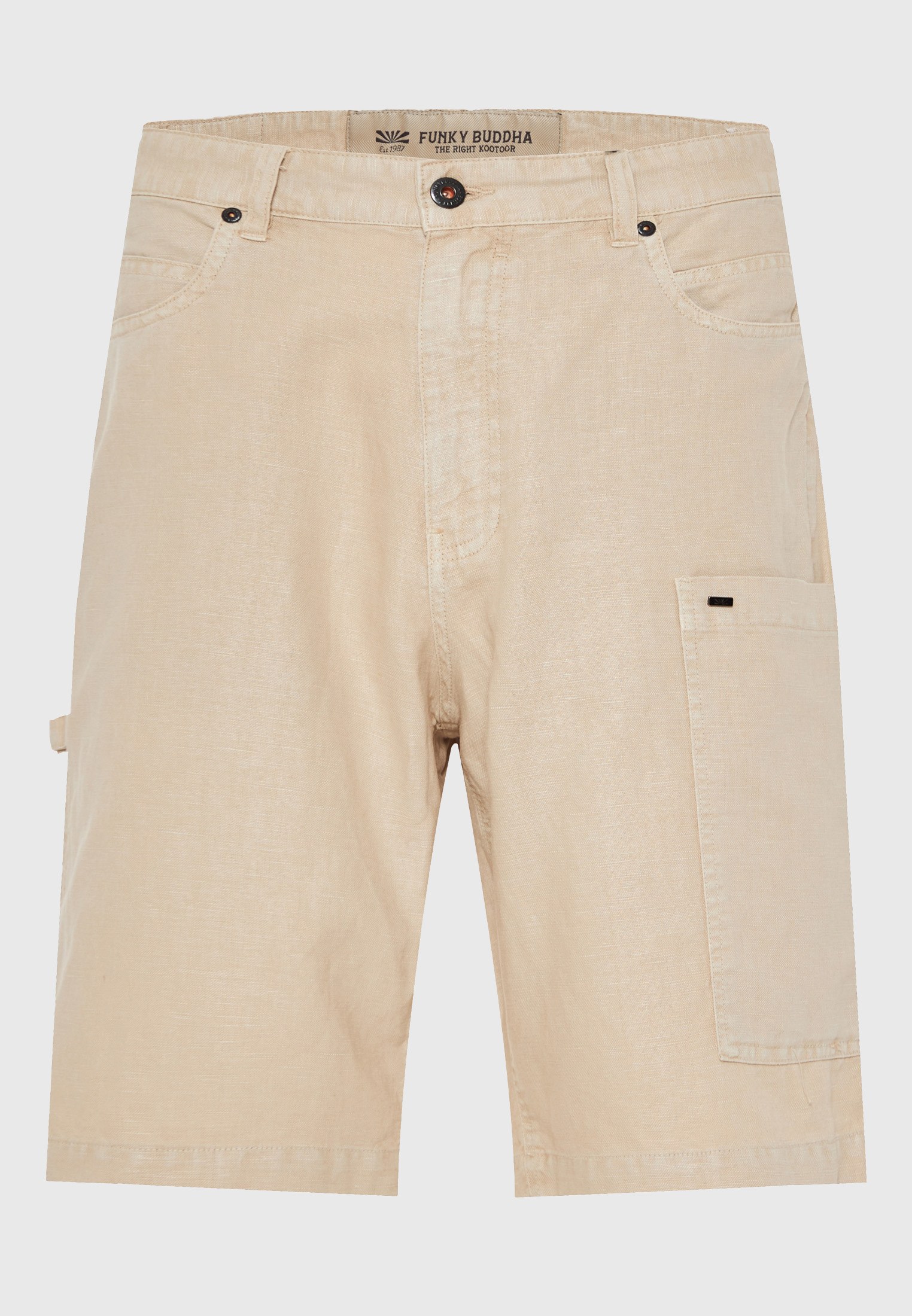 Men's Shorts Funky Buddha White