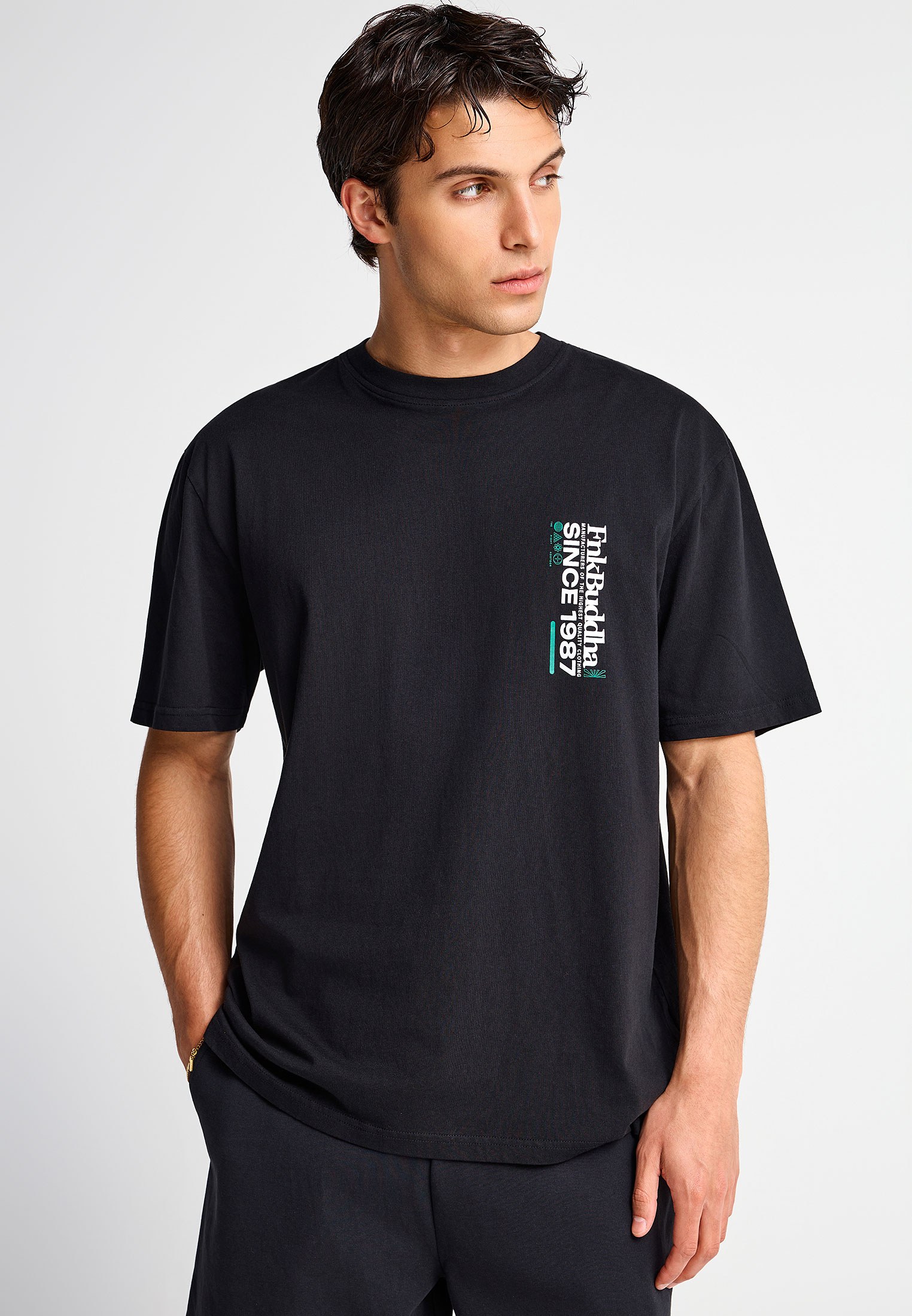 Ανδρικό relaxed t-shirt με τύπωμα