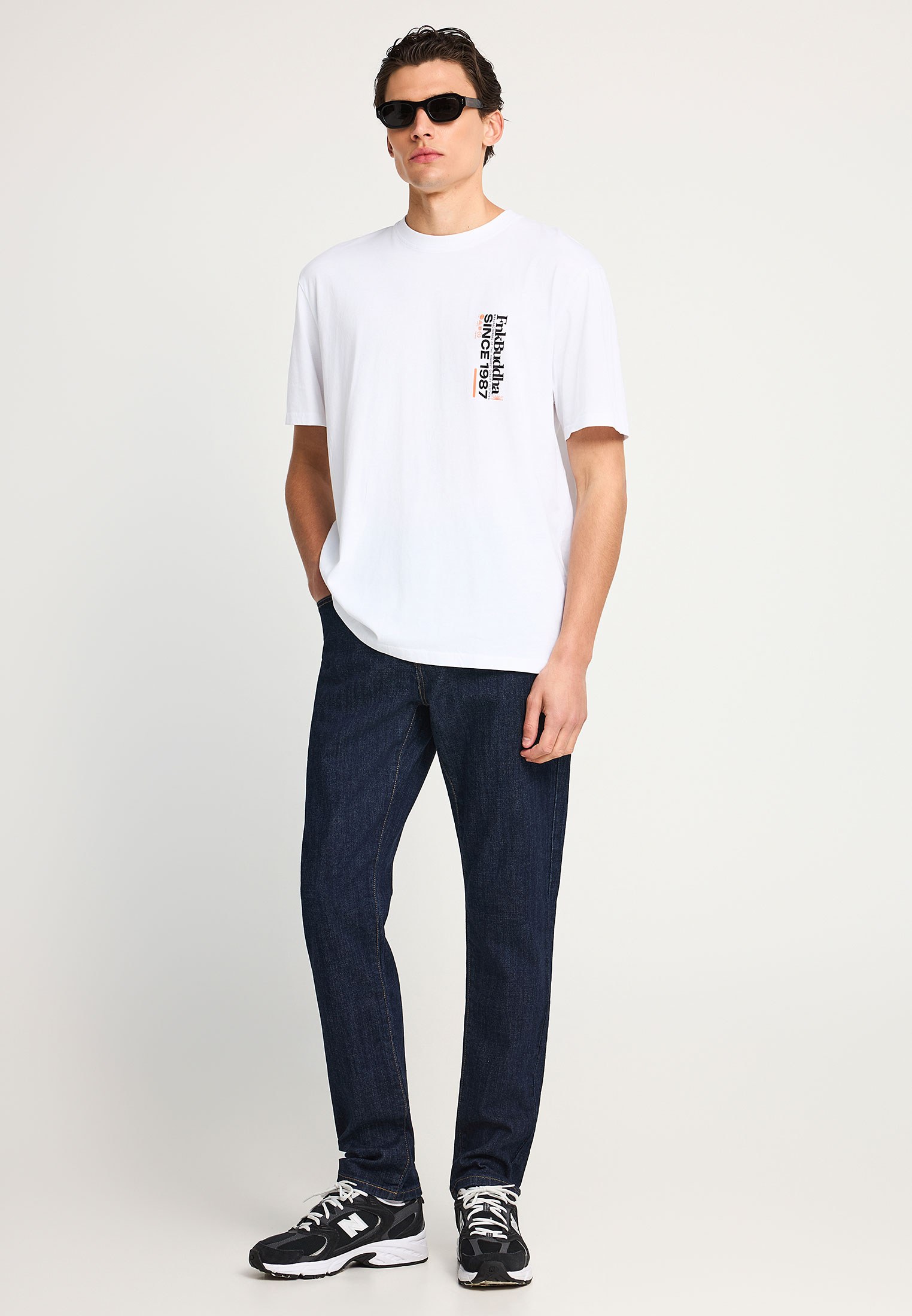 Men's Shirts Funky Buddha White