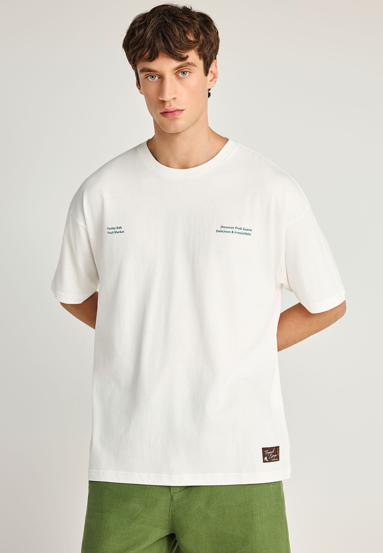 Men's Shirts Funky Buddha White