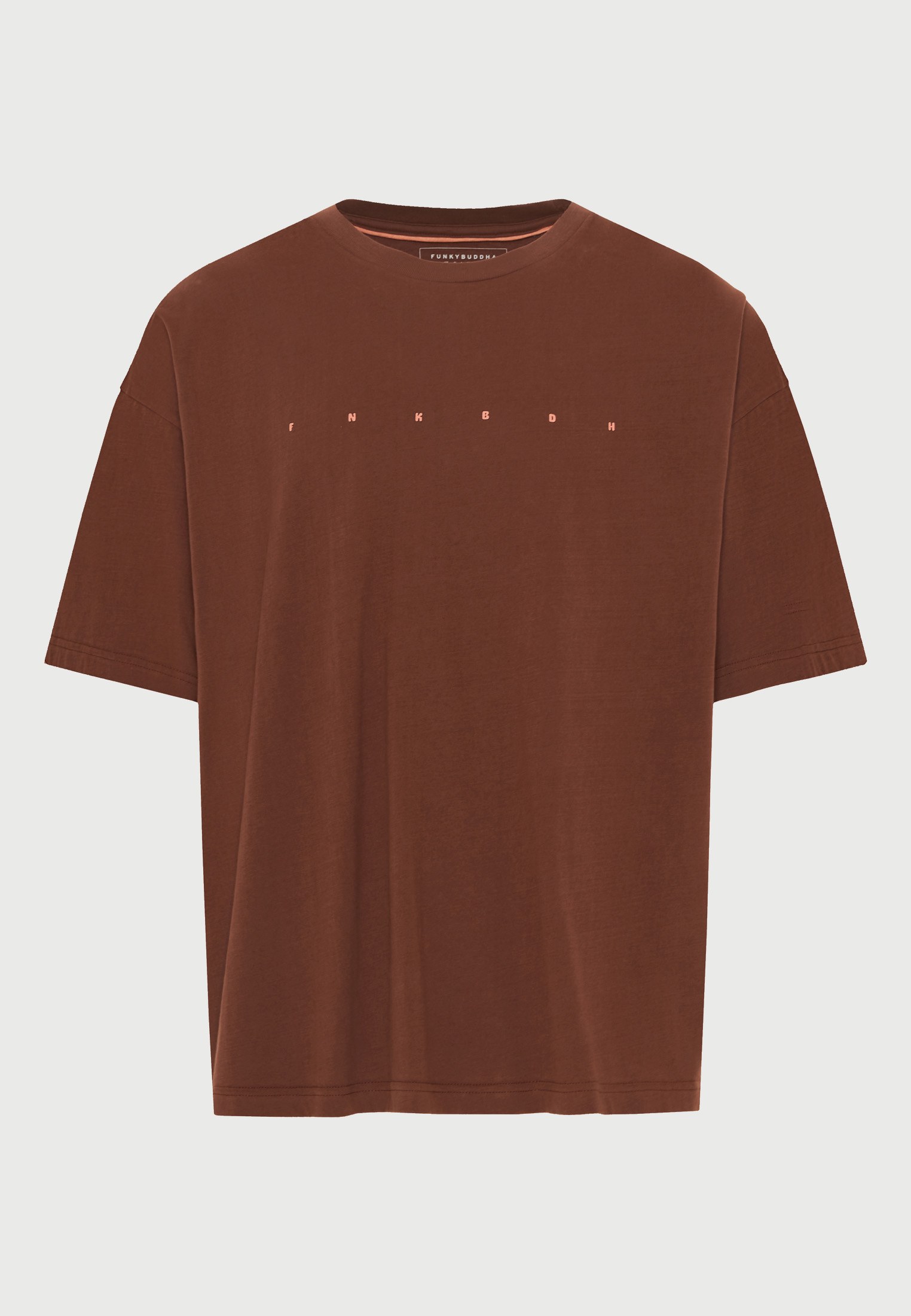 Ανδρικό oversized t-shirt με τύπωμα στην πλάτη