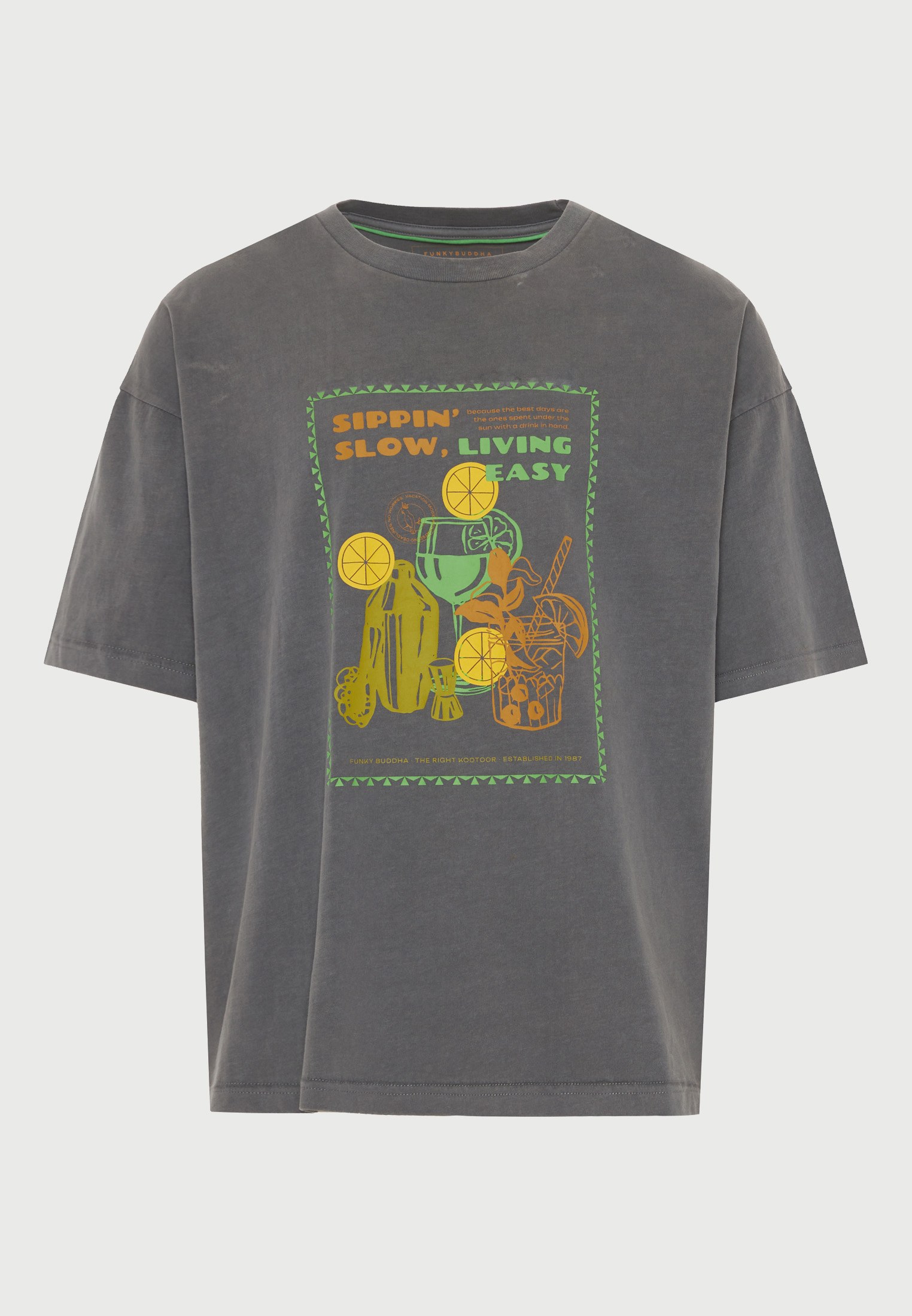 Ανδρικό βαμβακερό t-shirt με τύπωμα