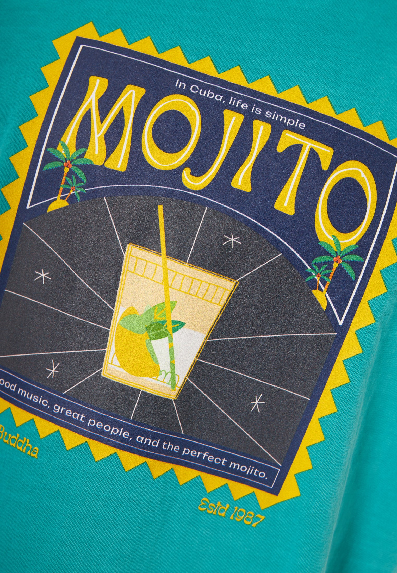 Men's Shirts Funky Buddha Green