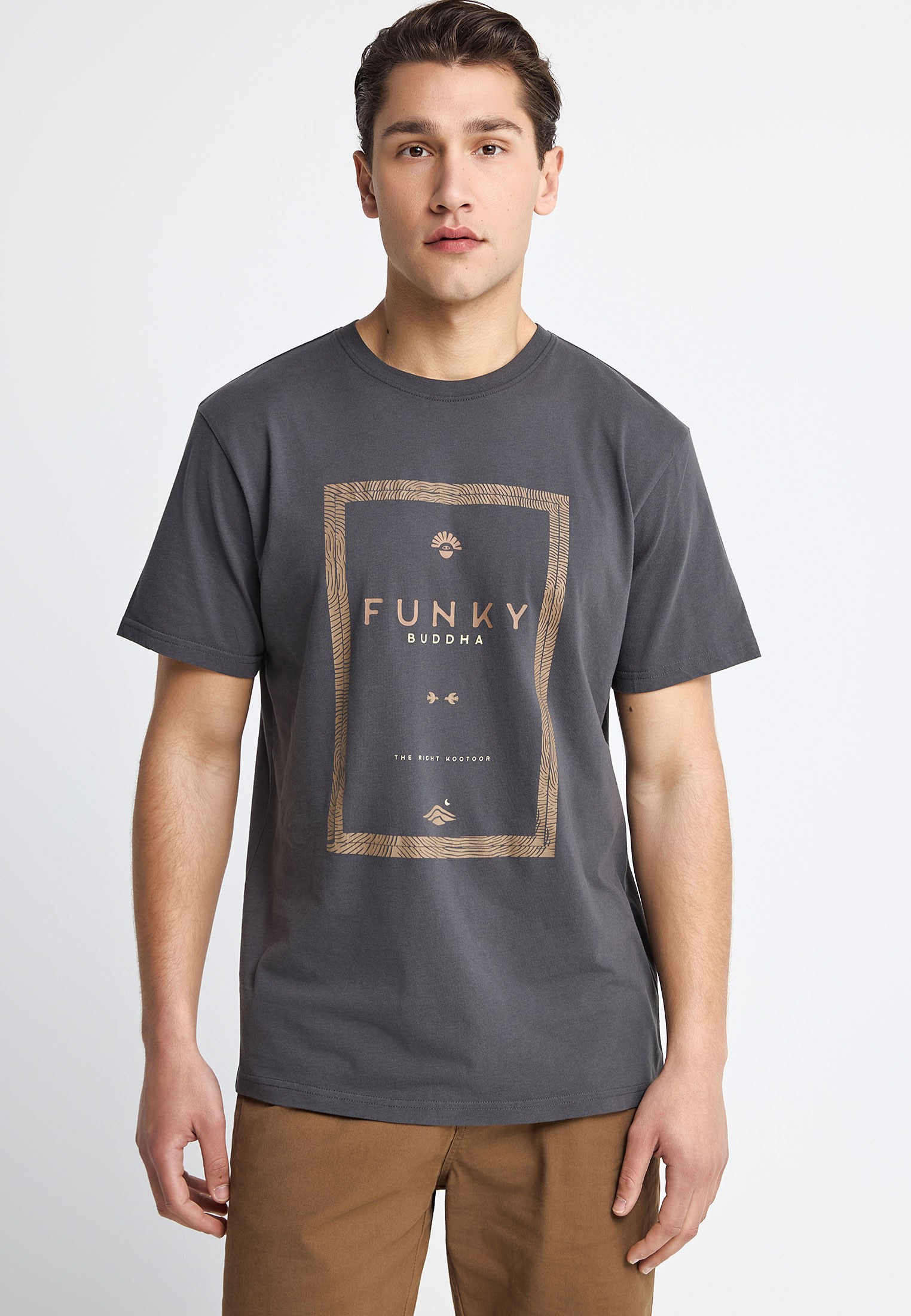 Ανδρικό βαμβακερό t-shirt με τύπωμα