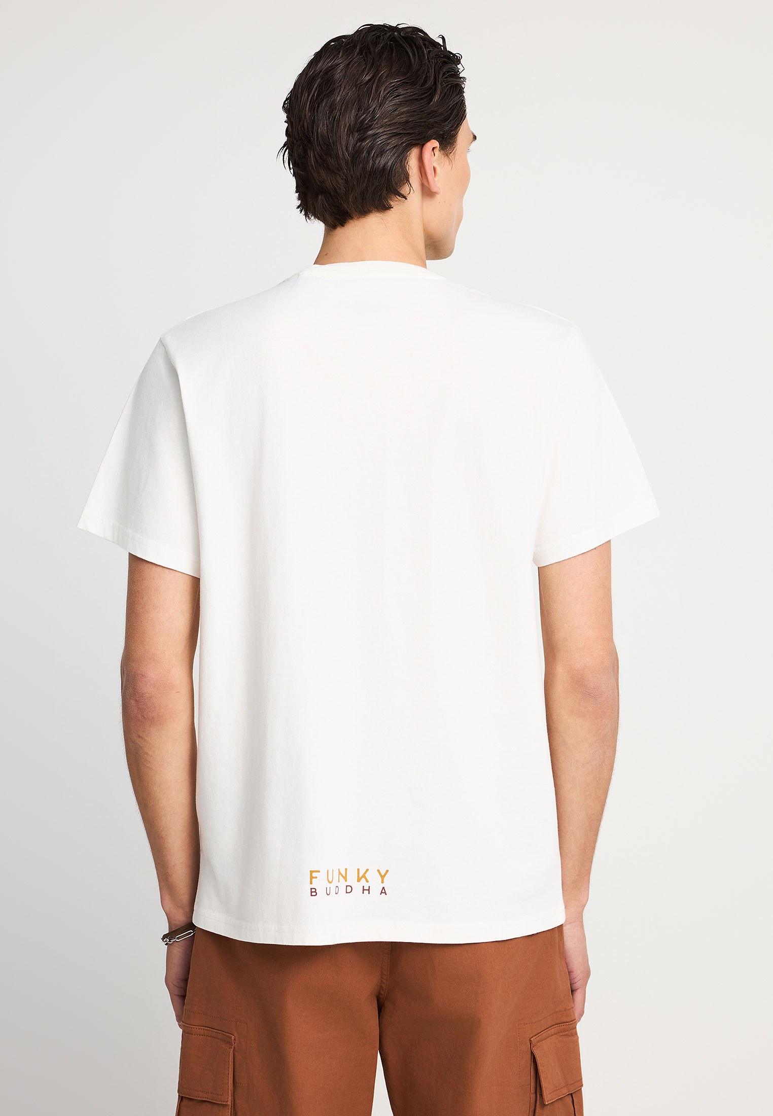 Men's Shirts Funky Buddha White