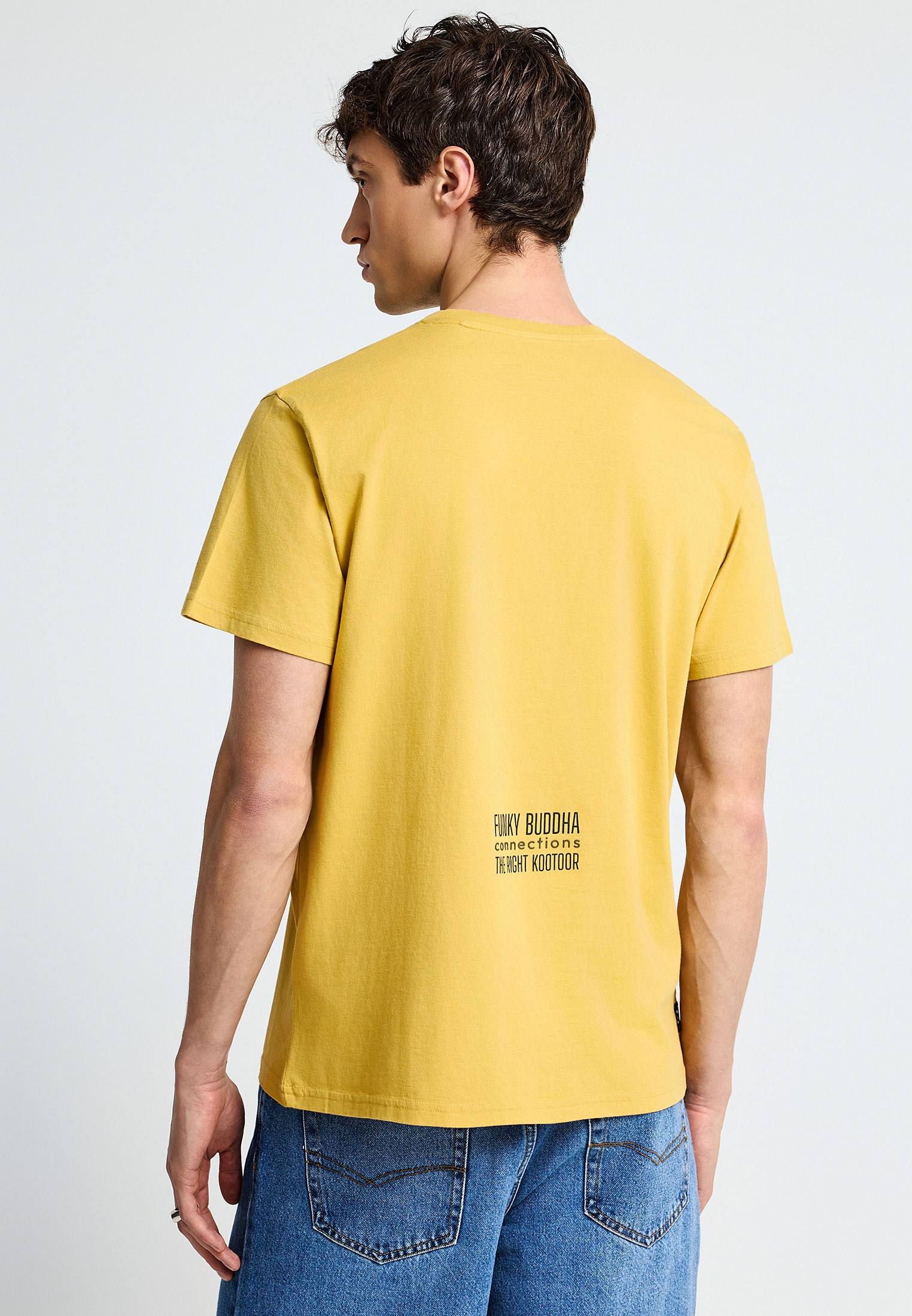 Men's Shirts Funky Buddha Yellow