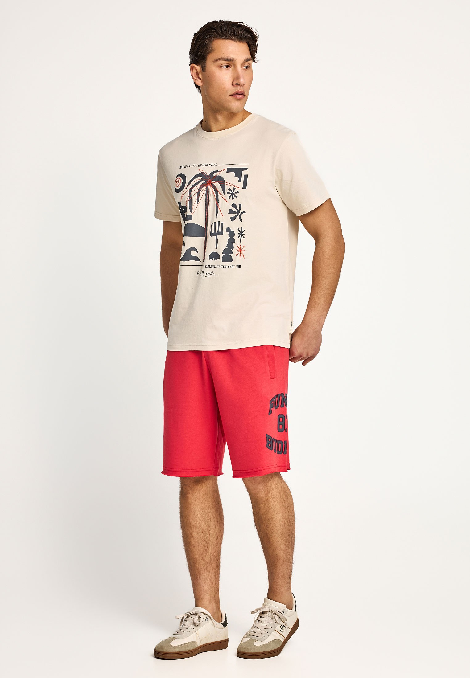 Men's Shirts Funky Buddha White