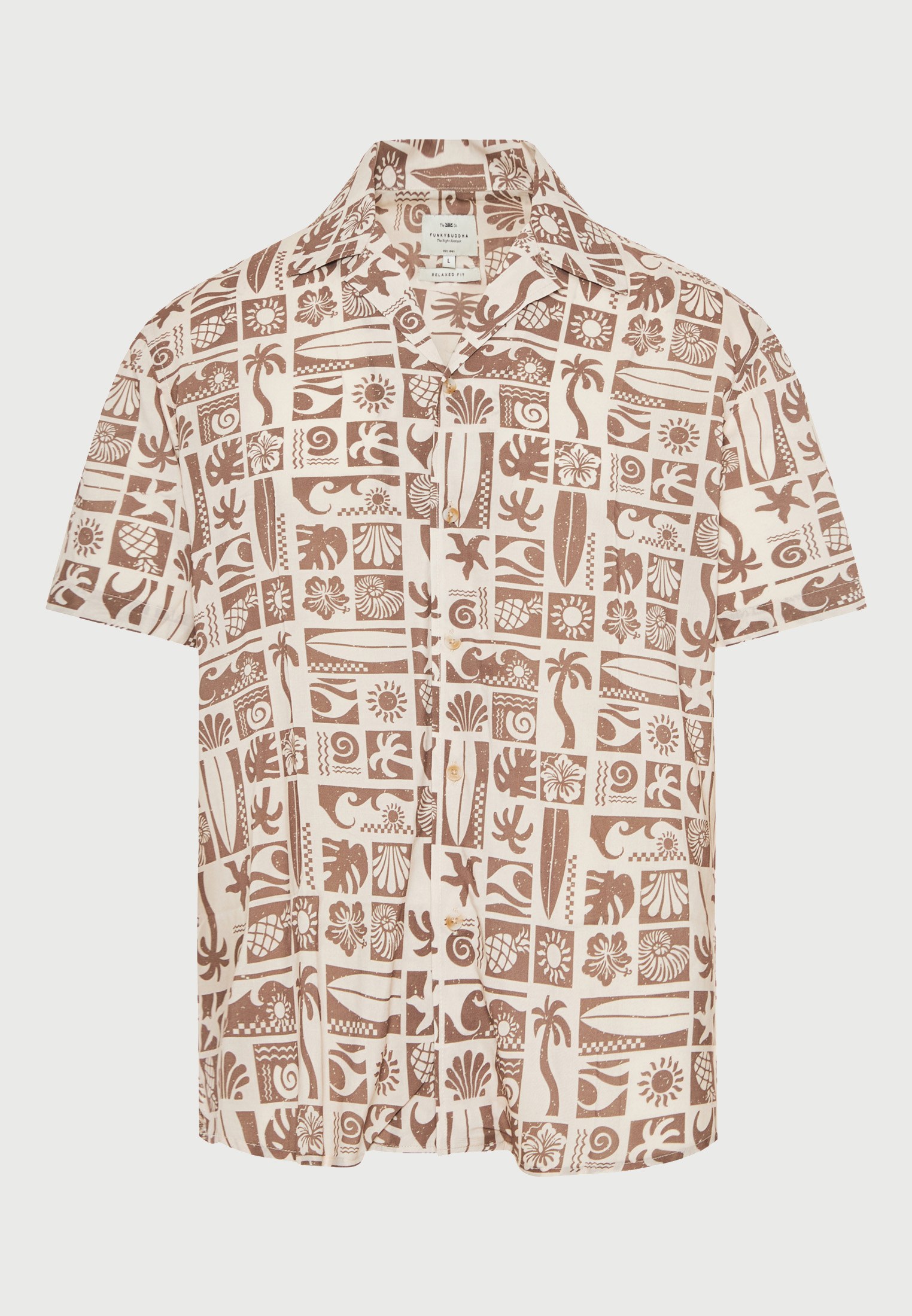 Men's Shirts Funky Buddha Blue