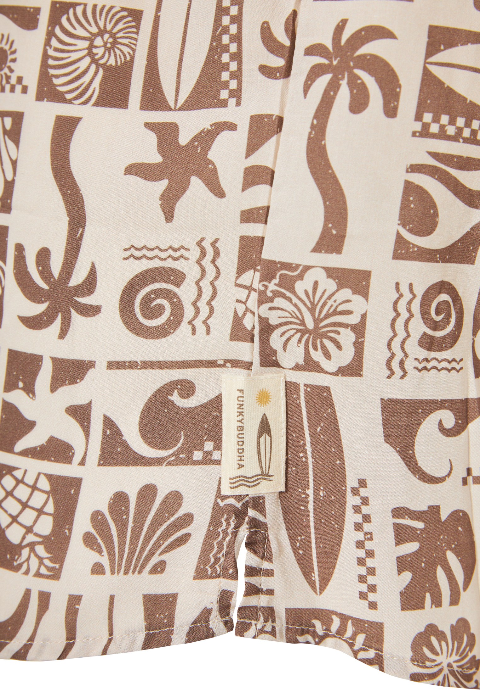 Men's Shirts Funky Buddha White