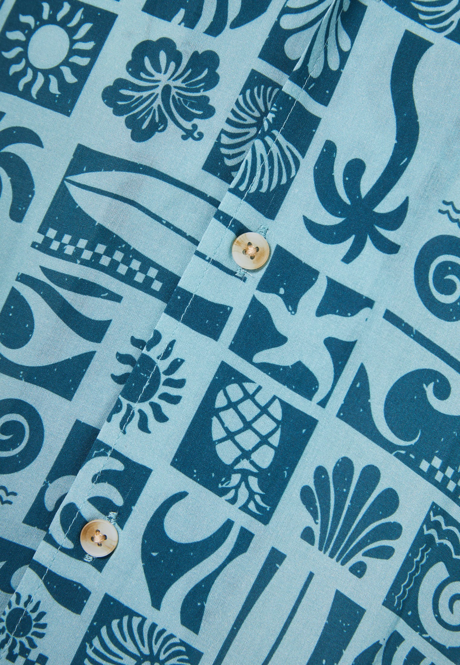 Men's Shirts Funky Buddha Blue